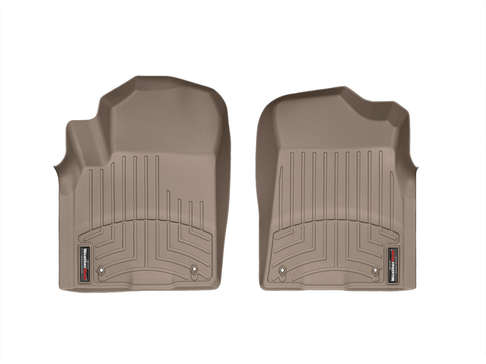 WeatherTech Custom Fit FloorLiners for Armada, QX, QX80-1st Row (453361), Tan