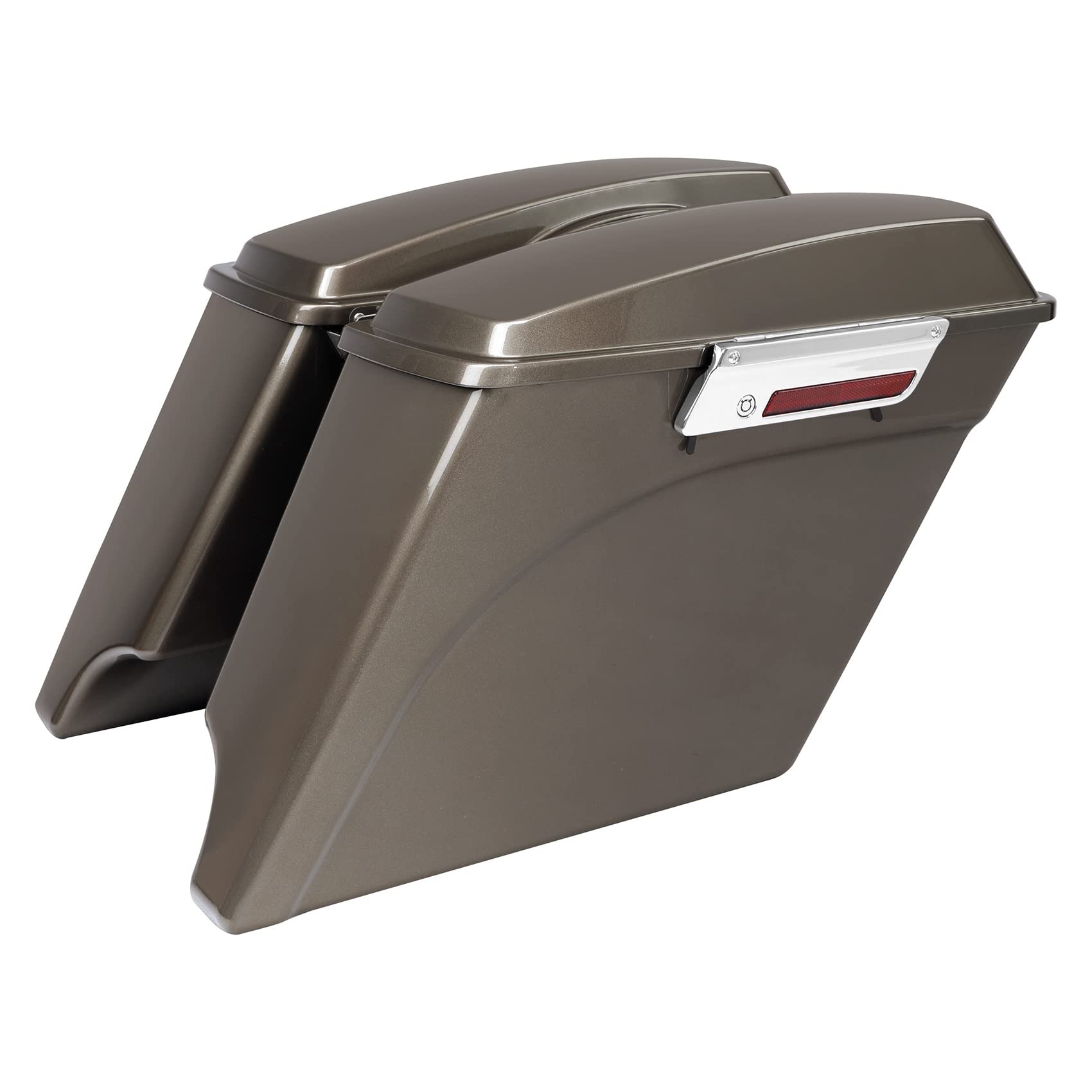 Tcmt 5'' Stretched Extended Saddlebags Fit For Harley Touring Road Glide Road King Electra Glide Ultra Classic 93-13 Street Glid