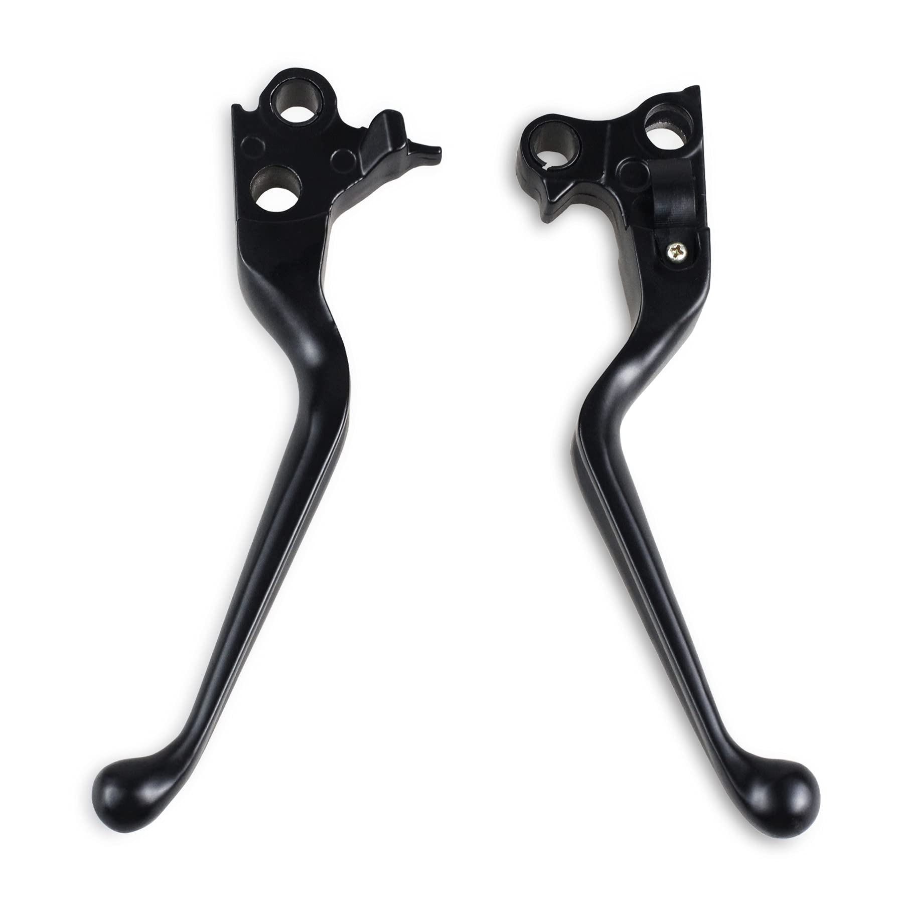 NTHREEAUTO Black Brake Clutch Lever Hand Levers Compatible with Harley Sportster 883 1200 Dyna Softail Electra Glide Road King T