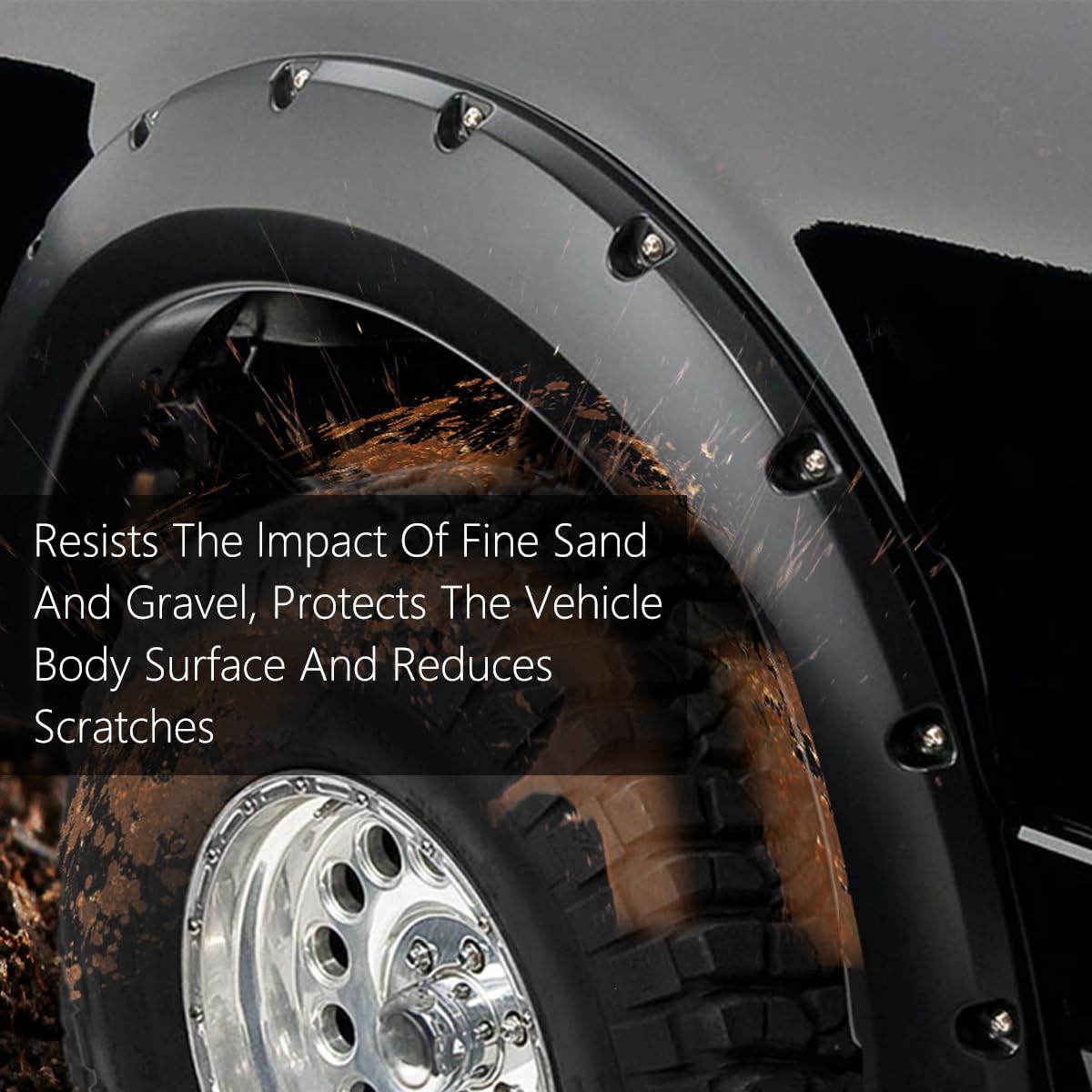 G-Plus Fender Flares, Compatible With Chevy Silverado Gmc Sierra 1999-2006/Suburban Yukon Xl 2000-2006/Avalanche 2002-2006 68.4'