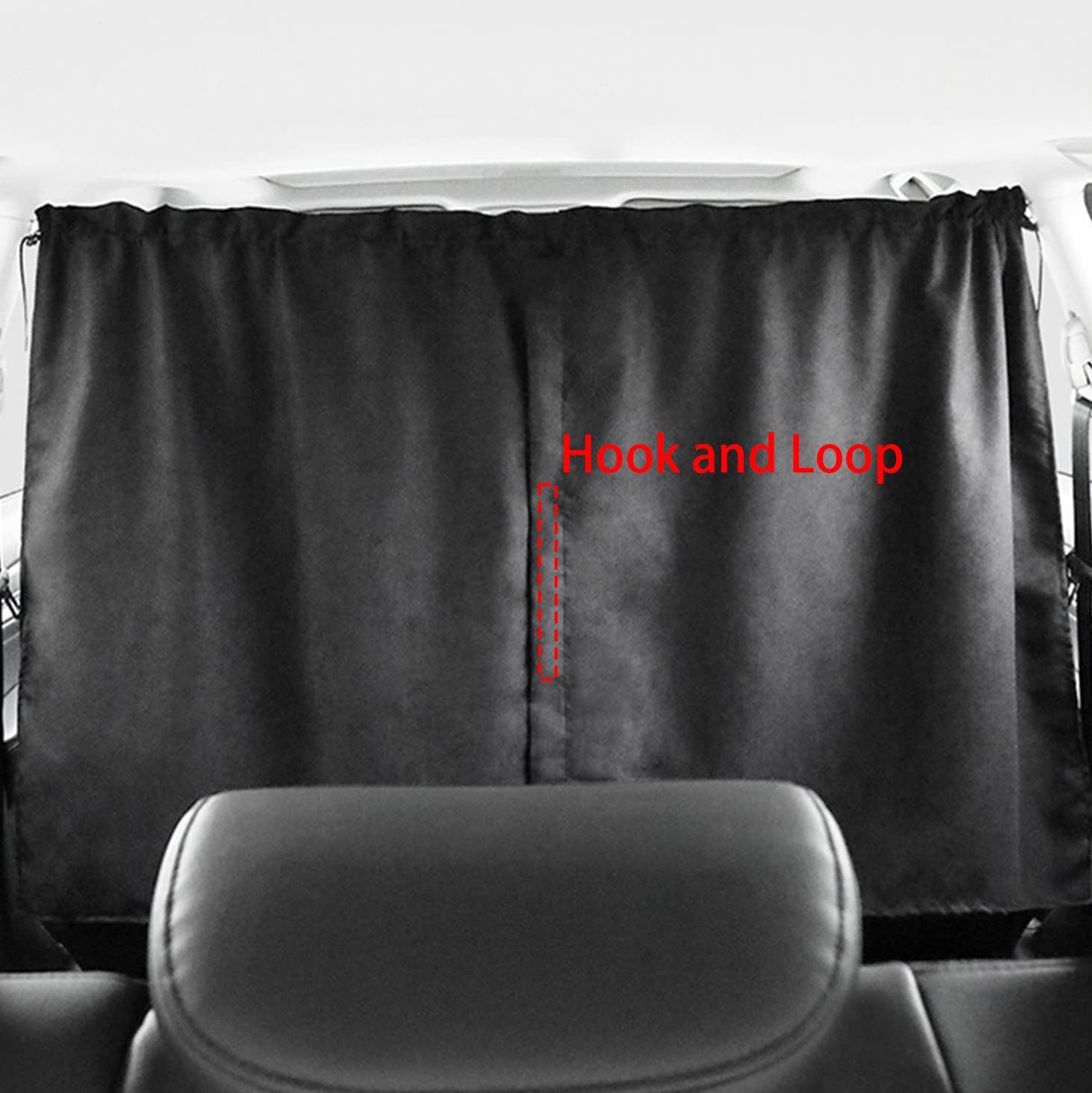 Ovege Car Divider Curtains Sun Shade (99% Opaque Upgrade Version)-Privacy Travel Nap Night Car Camping Detachable Simple Curtain