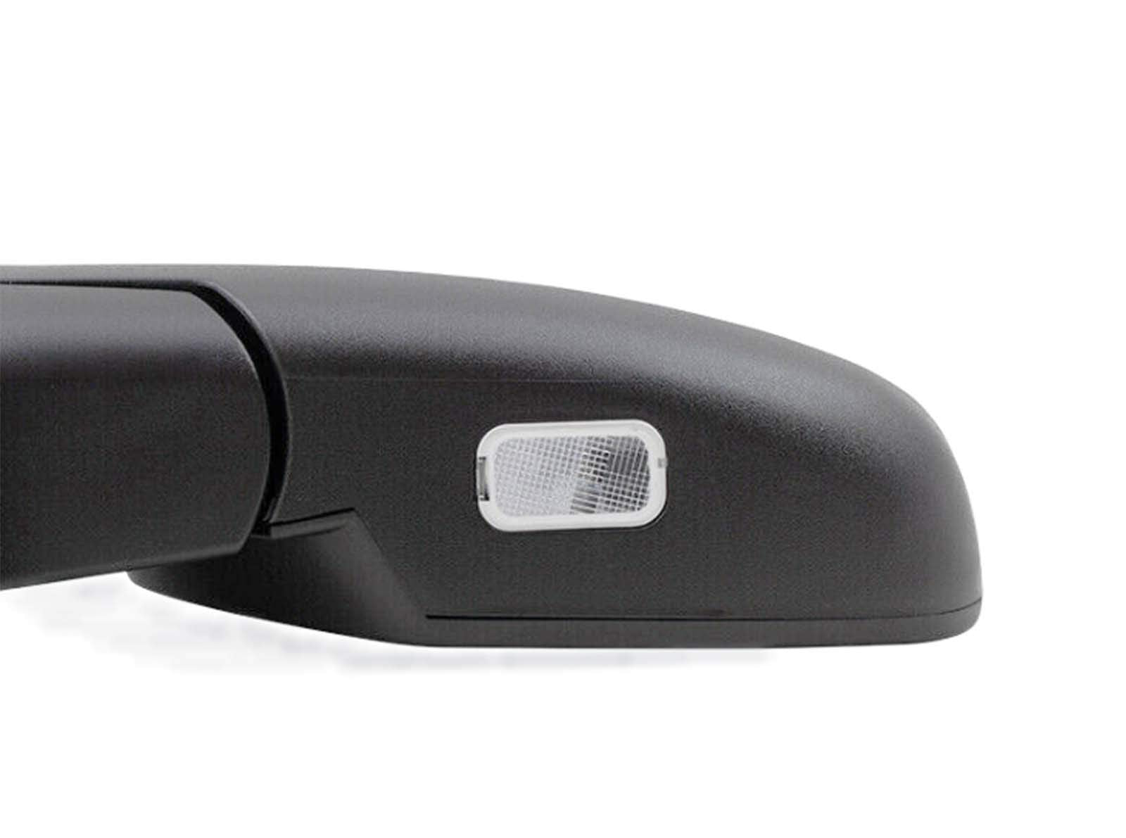 Auto Parts Avenue Power Folding Mirror Driver Left Side Chrome Cover CV085502-1 Black/Chrome for 2009-2013 Silverado Sierra Yukon Tahoe