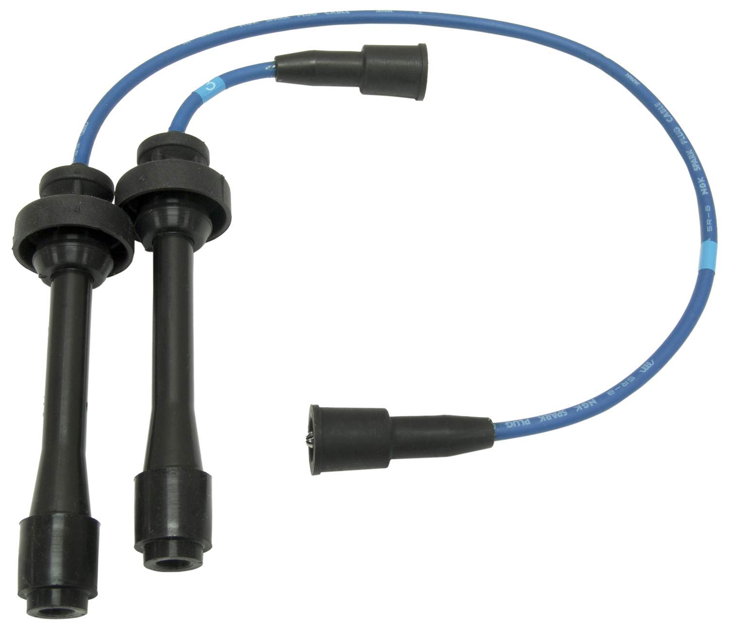 Ngk (5659) Rc-Ze76 Spark Plug Wire Set, Blue & Black