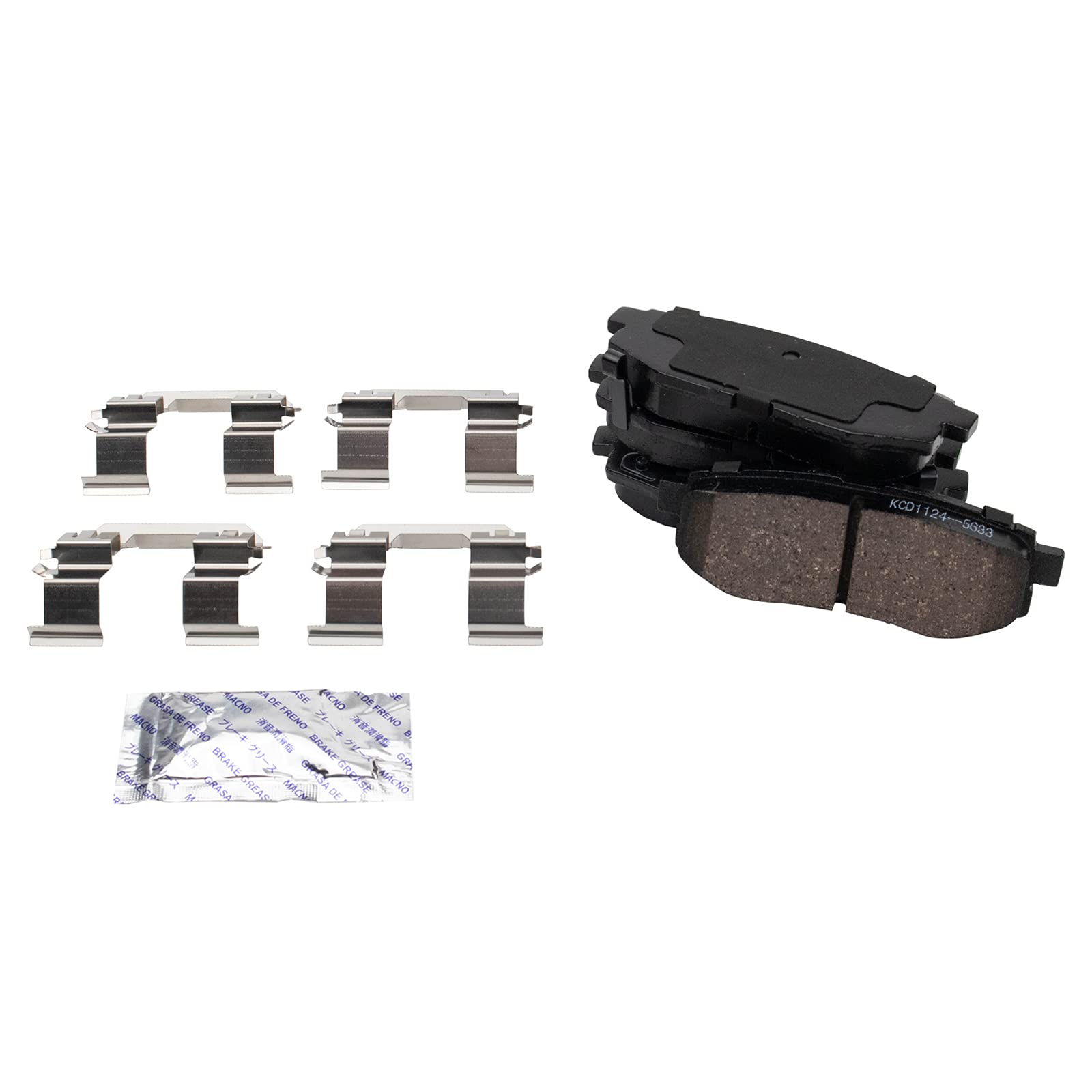 Trq Rear Brake Pad & Rotor Kit Brake Pads Brake Rotor Ceramic Compatible With 2013-2016 Scion Fr-S 2013-2020 Subaru Brz 2010-201