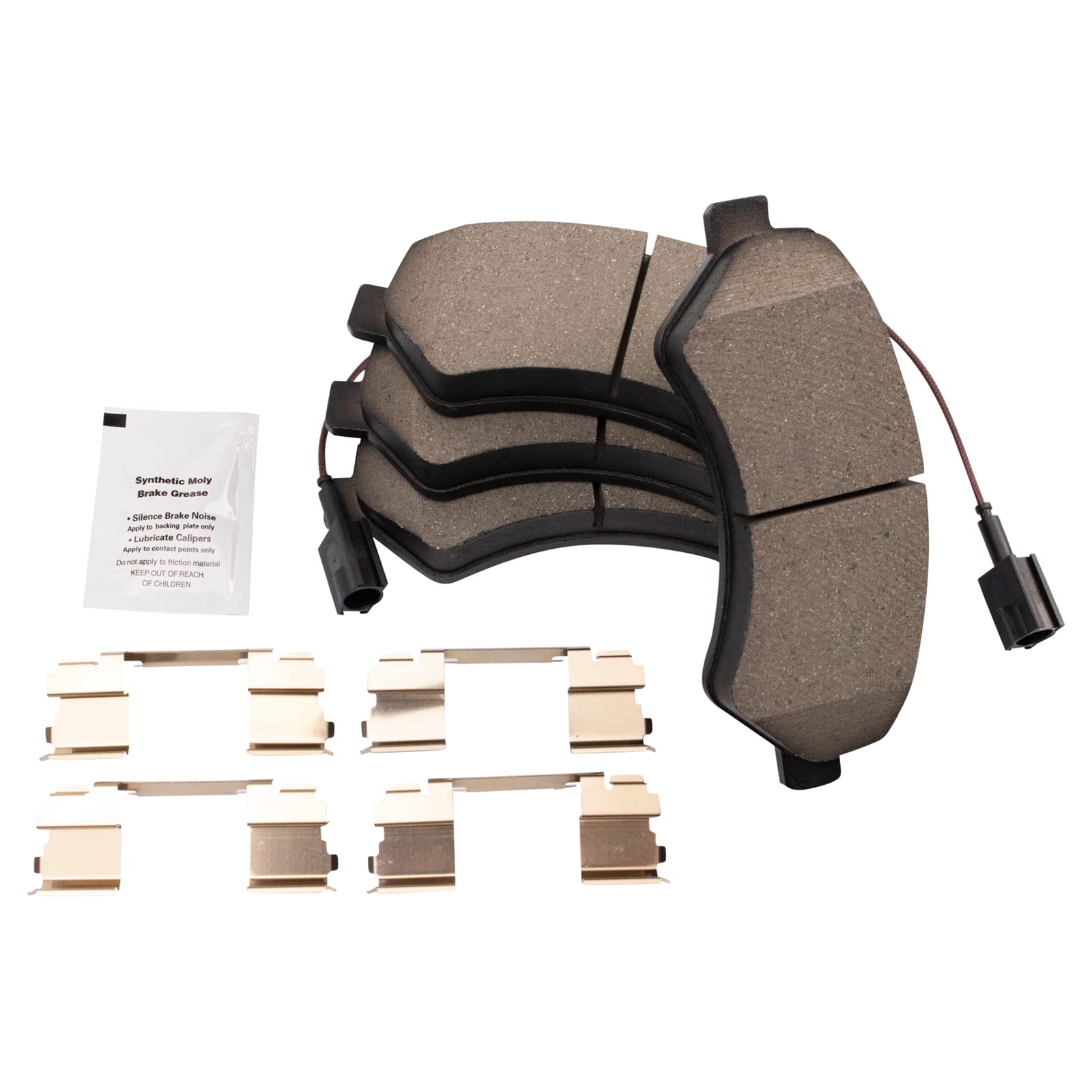 Trq Front Brake Pad & Rotor Kit Brake Pads Brake Rotor Ceramic Compatible With 2014-2021 Ram Promaster 1500 Promaster 2500 Proma
