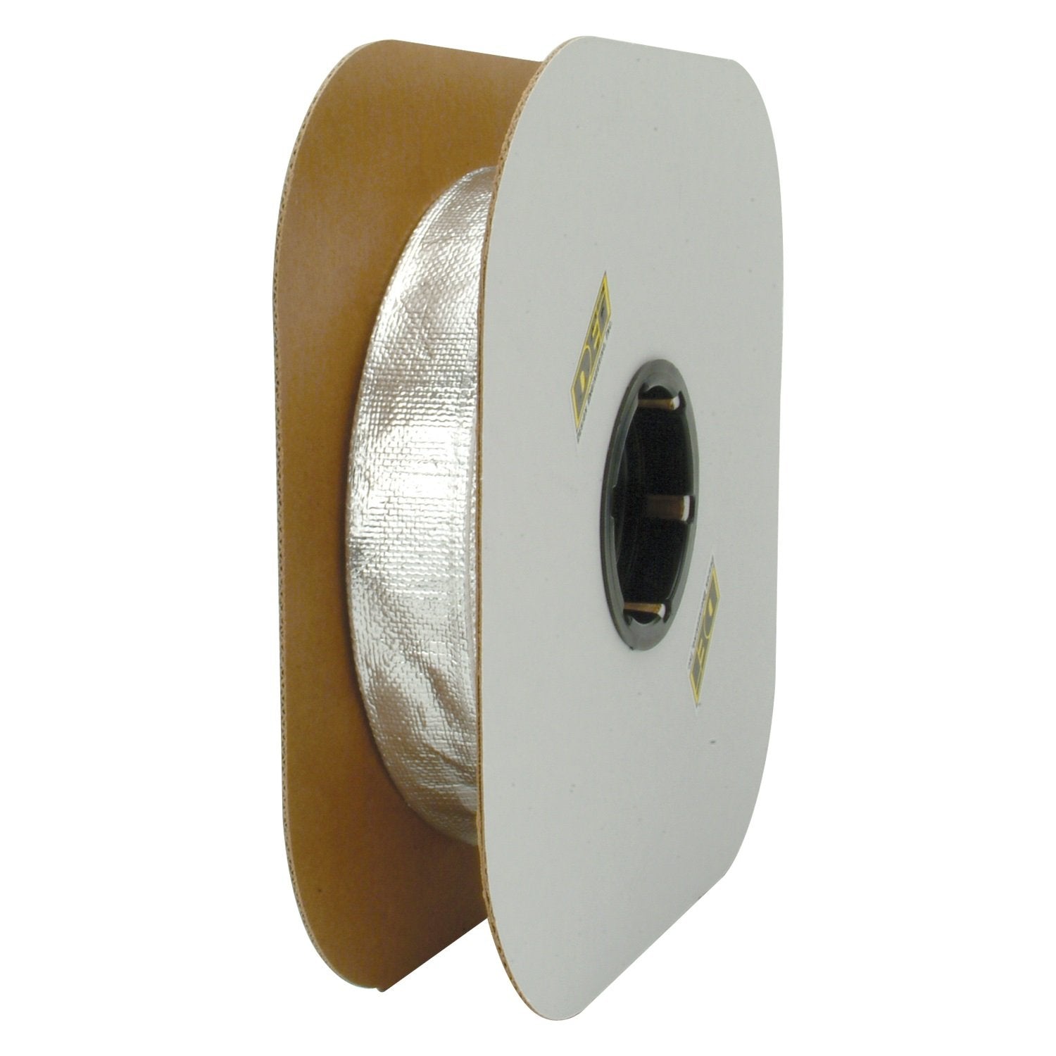 Design Engineering 010403B50 Heat Sheath 3/4'' I.D. x 50ft Aluminized Sleeving for Ultimate Hi-Temp Protection
