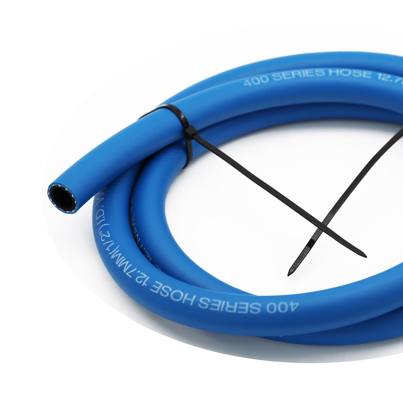 KRD PERFORMANCE Blue -12 AN NBR Push on Hose Fuel Line Compatible with Fuel System, E85, E10, Oils, Ethanol, Lubricants and Cool