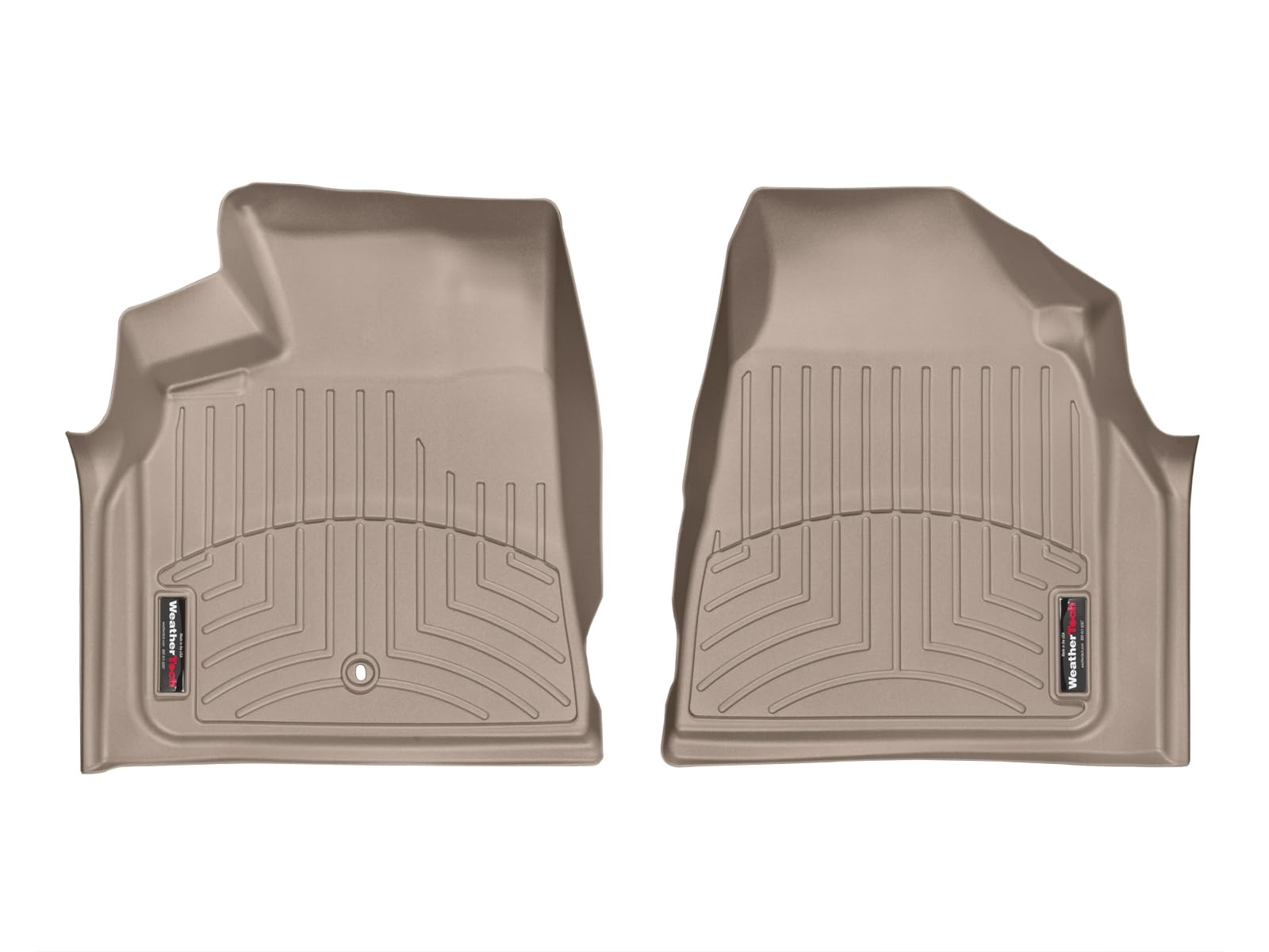 WeatherTech Custom Fit FloorLiners for Enclave, Acadia, Outlook - 1st Row (452511), Tan