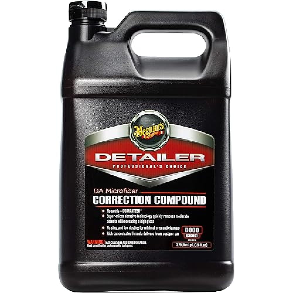 Meguiar's D31 DA Microfiber Correction Compound - 1 Gallon - Removes Surface Defects - Factory Color - Model D30001