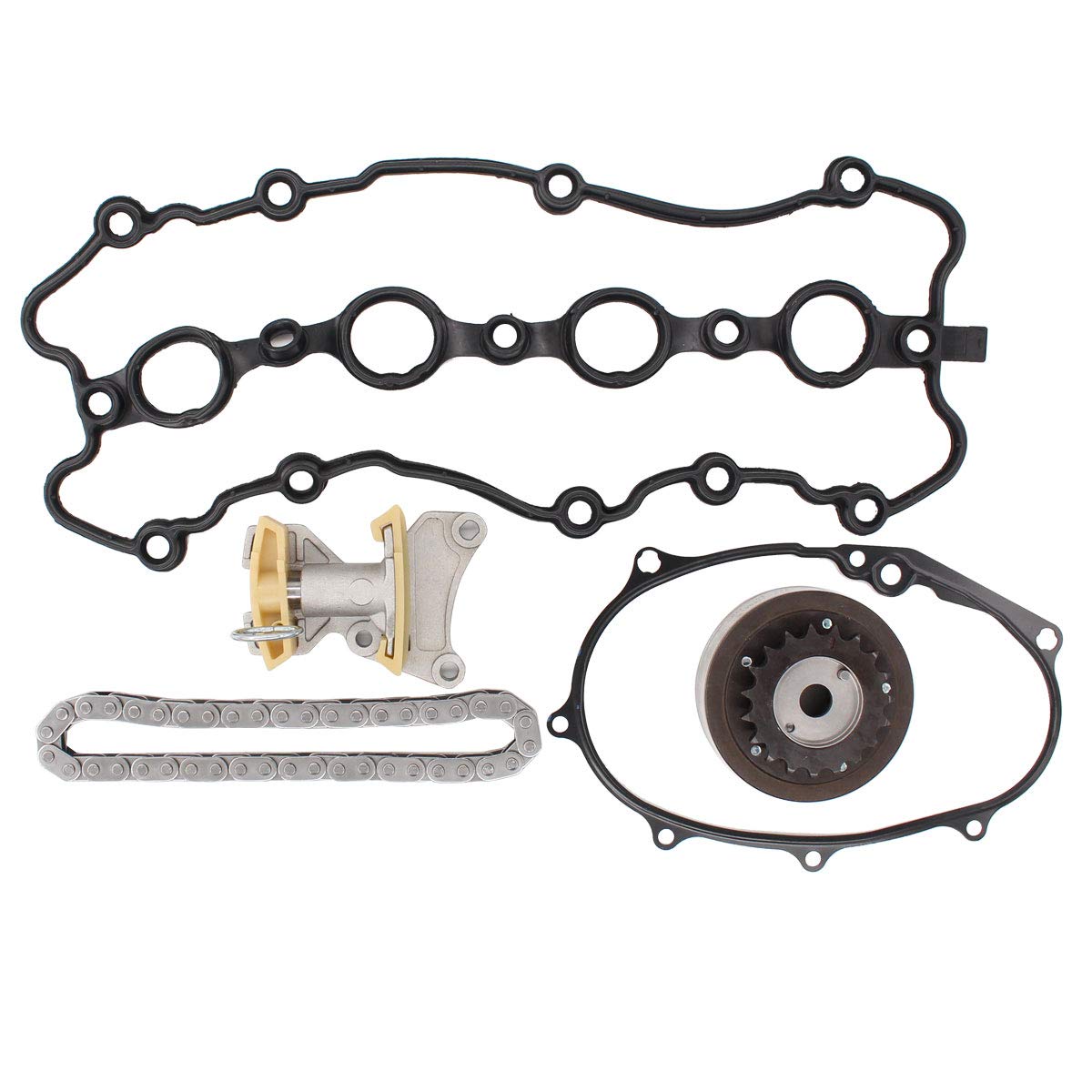 NewYall Camshaft adjuster Timing Chain Tensioner Gasket Repair Kit for Audi A3 A4 TT for VW Golf Passat GTI Eos 2.0T 2006-2014 0