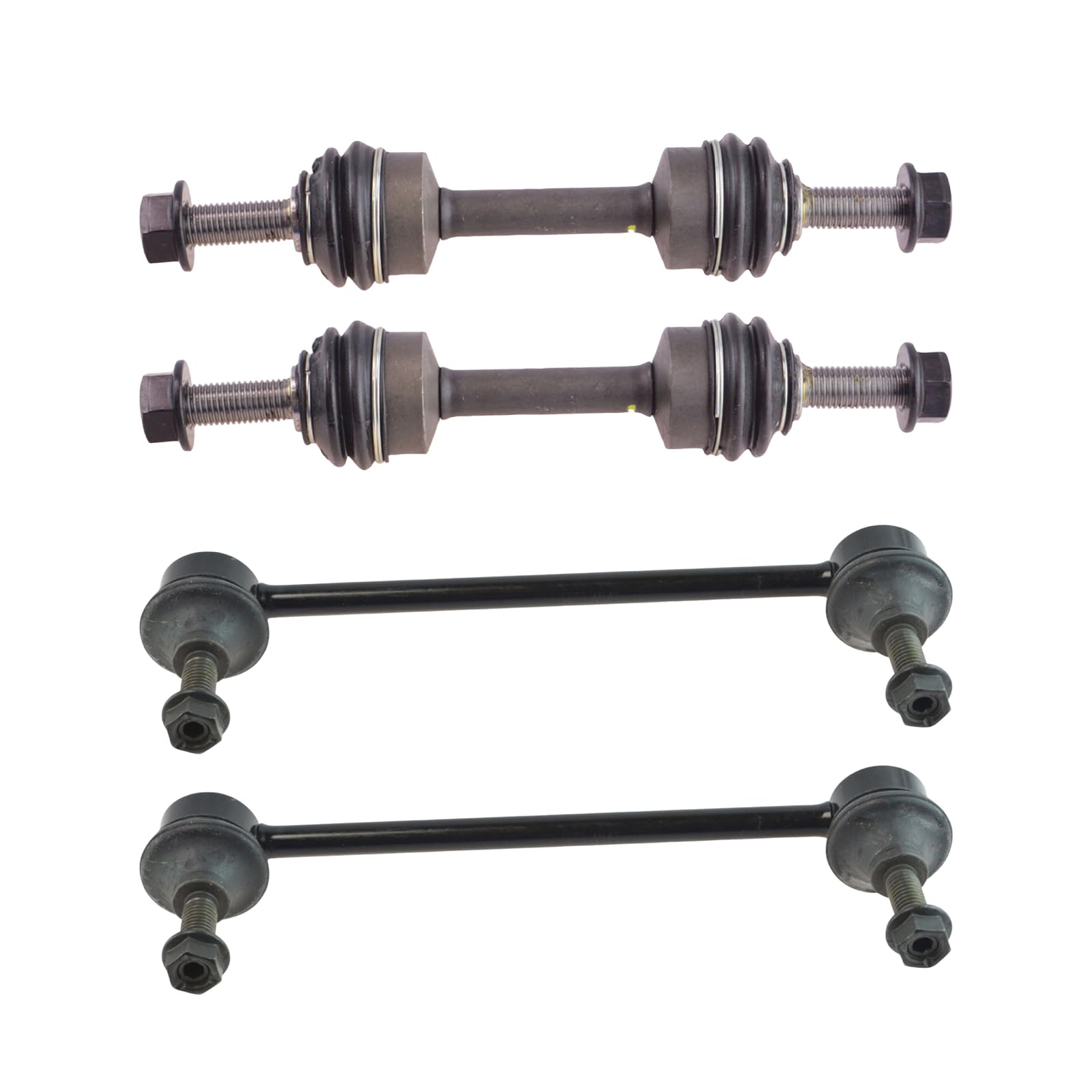 Trq Front & Rear Sway Bar Stabilizer Link Set Compatible With 2007-2021 Ford Expedition 2007-2019 Lincoln Navigator