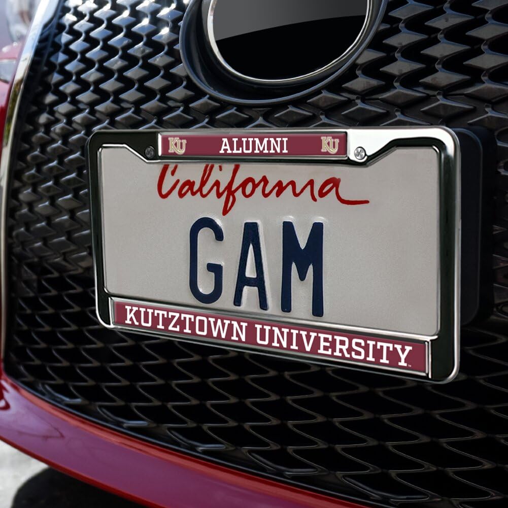 Kutztown University Alumni Full Size Standard License Plate Metal Frame