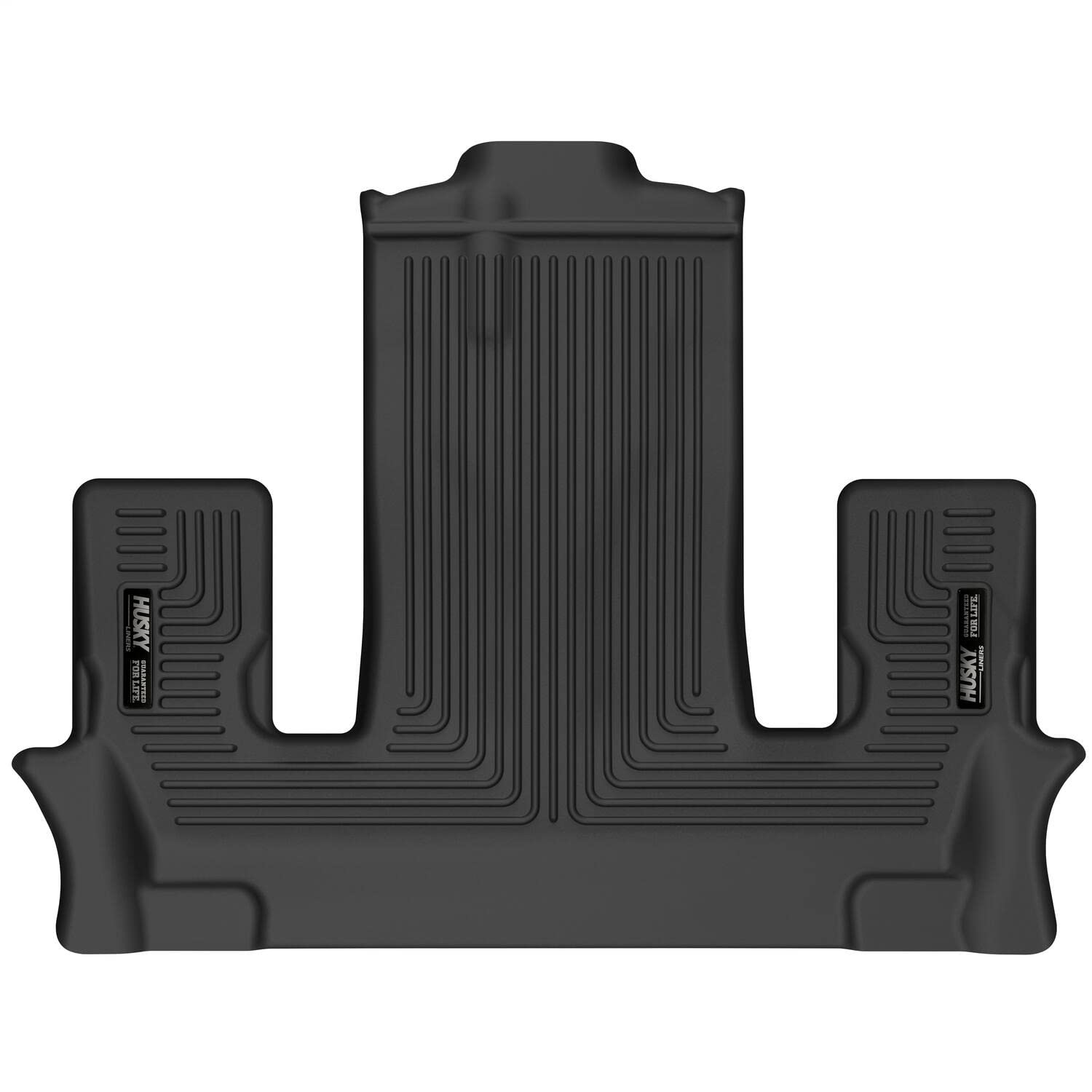 Husky Liners X-Act Contour Floor Mats | Fits 2022-2024 Ford Explorer W/2Nd Row Bucket W/Out Console | 3Rd Row, 1-Pc Black - 51941