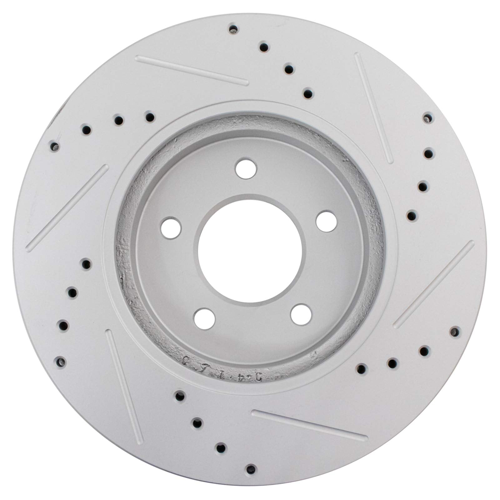 Trq Front Performance Brake Rotors Set Premium G-Coated Compatible With 2005-2012 Ford Escape 2005-2011 Mazda Tribute Mercury Ma