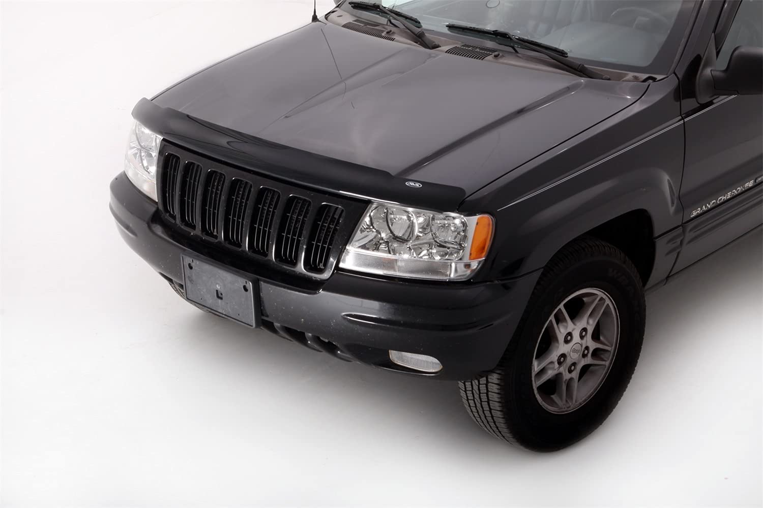 Auto Ventshade [Avs] Bugflector / Hood Shield | Fits 1999 - 2004 Jeep Grand Cherokee, 1 Pc. | Dark Smoke - 23353
