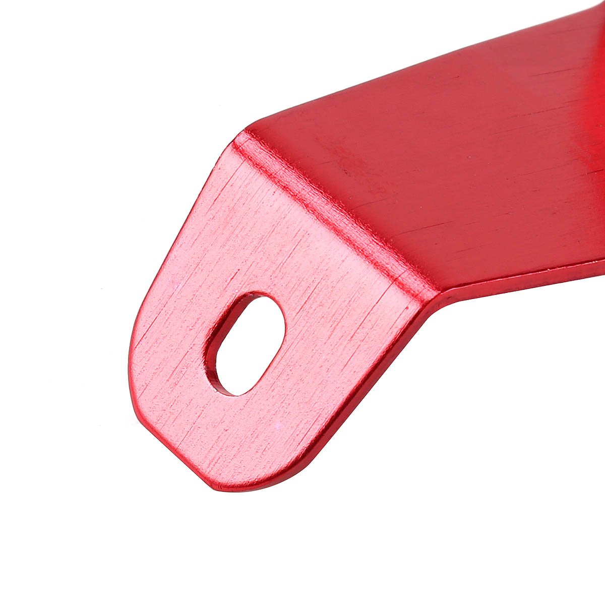 Compatible With Honda Civic Eg Billet Aluminum Radiator Stay Mount Bracket+Washer (Red)