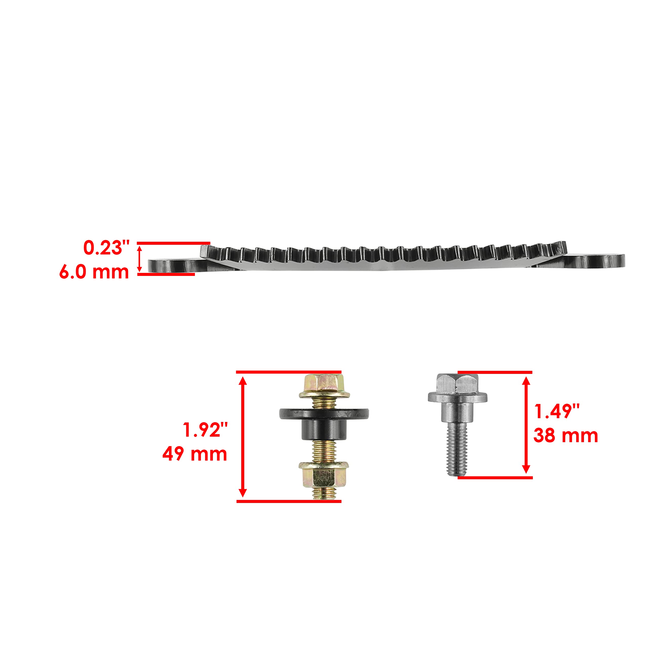 Caltric Steering Sector Plate Compatible with John Deere D100 D105 D110 D120 D125 D130 D140 D150 D155 D160 D170 LA100 LA105 LA11