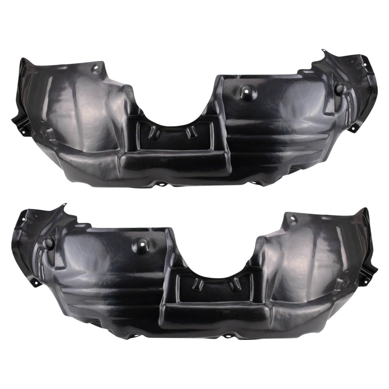 Trq Inner Fender Liner Set Compatible With 2009-2012 Toyota Venza To1248157 To1249157