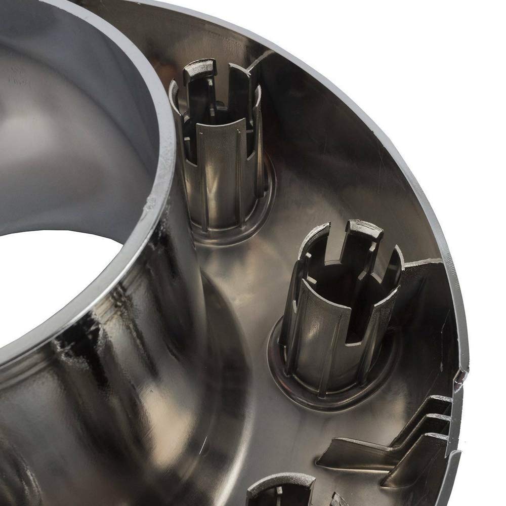 KARPAL Front Wheel Hubcap for 2005-2018 Ford F-350 Dually 4x4, Aluminum, Silver, Model 1KPFD2408001, 1pcs