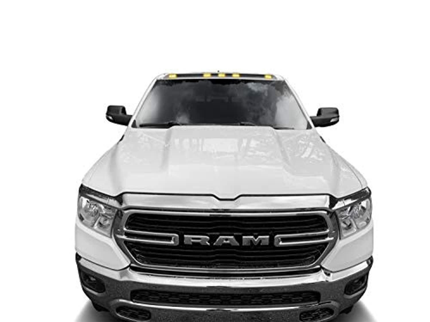 Auto Ventshade [Avs] Aerocab / Marker Light | Fits 2019 - 2024 Dodge Ram 1500 W/Sunroof (Includes Trx), 1 Pc. | Black - 698173