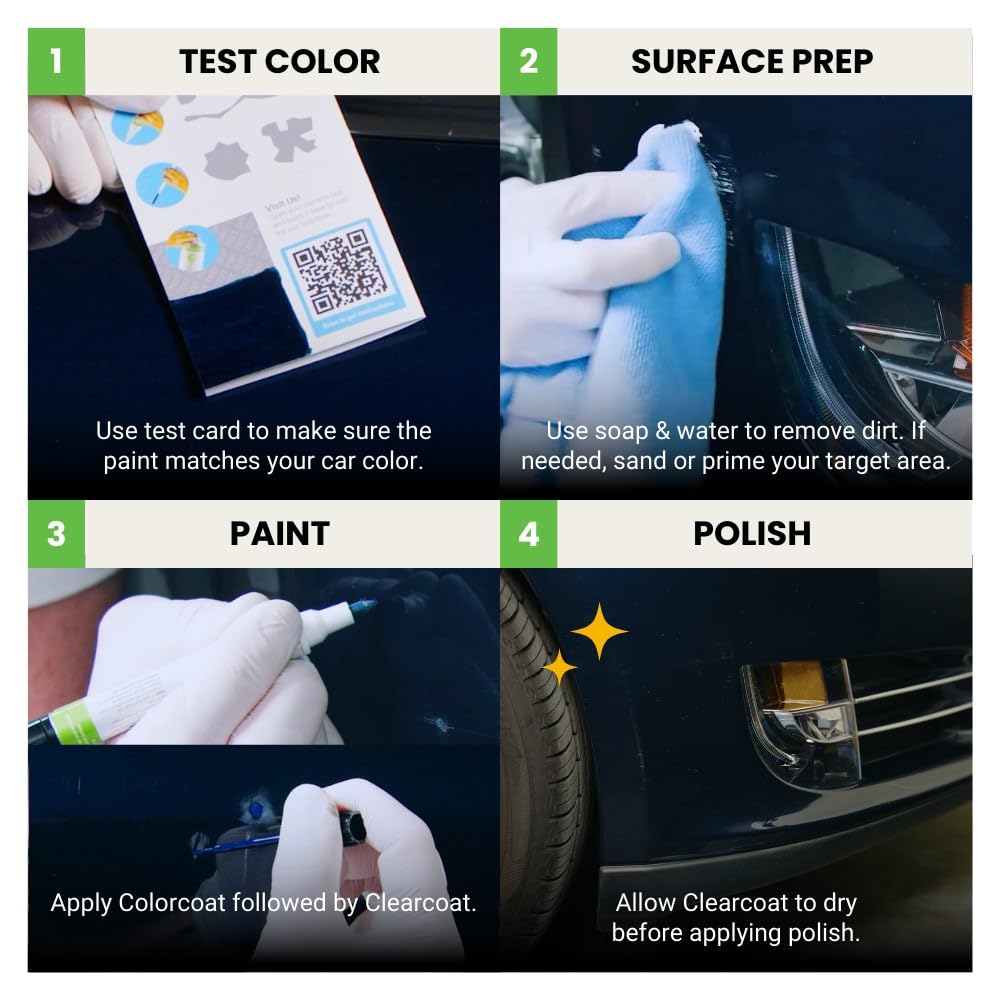 Touchupdirect A75 Melbourne Red Metallic Compatible With Bmw Exact Match Touch Up Paint Combo - Essential Kit