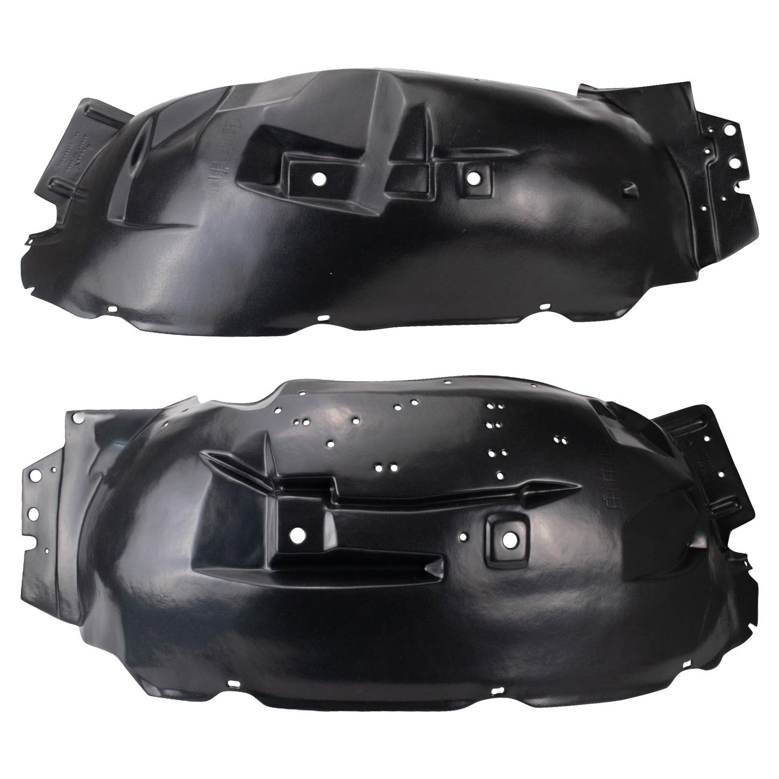 Trq Front Inner Fender Liner Set Compatible With 2001-2003 Ford Explorer Sport 2001-2005 Explorer Sport Trac Fo1246113 Fo1247113