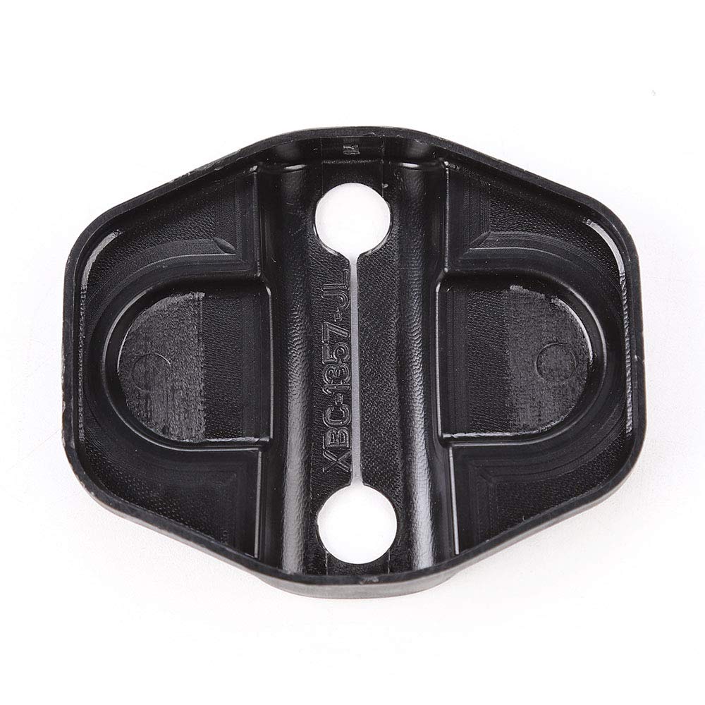 Voodonala Door Lock Cover Trim for 2018-2025 Jeep Wrangler JL & Gladiator JT, Matte Black ABS, 4Door-Black