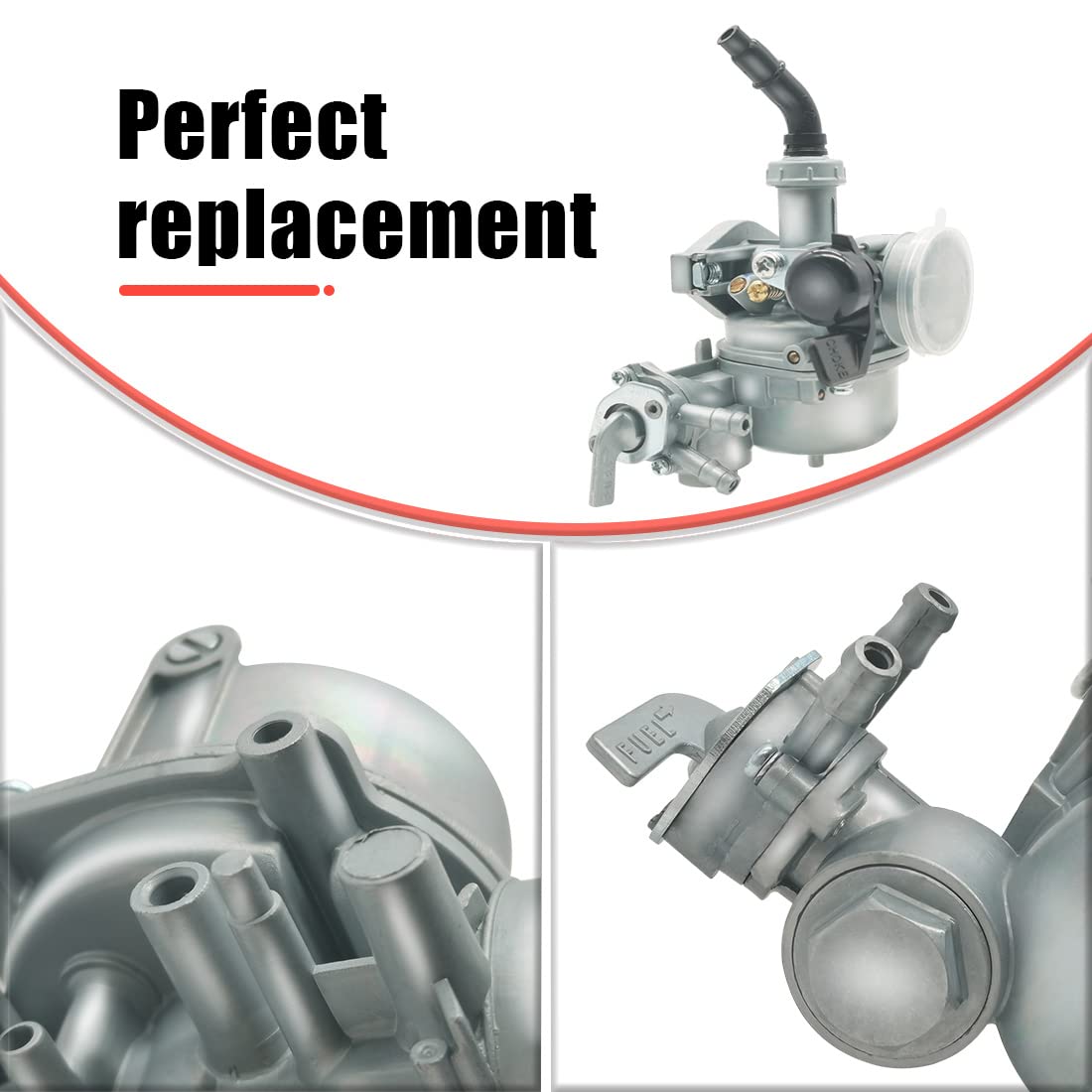 Aniro Moto TRX90 Carburetor Replacement for Honda TRX 90 EX 90EX Sportrax 1993-2006, Durable and High-Performance 16100-HP2