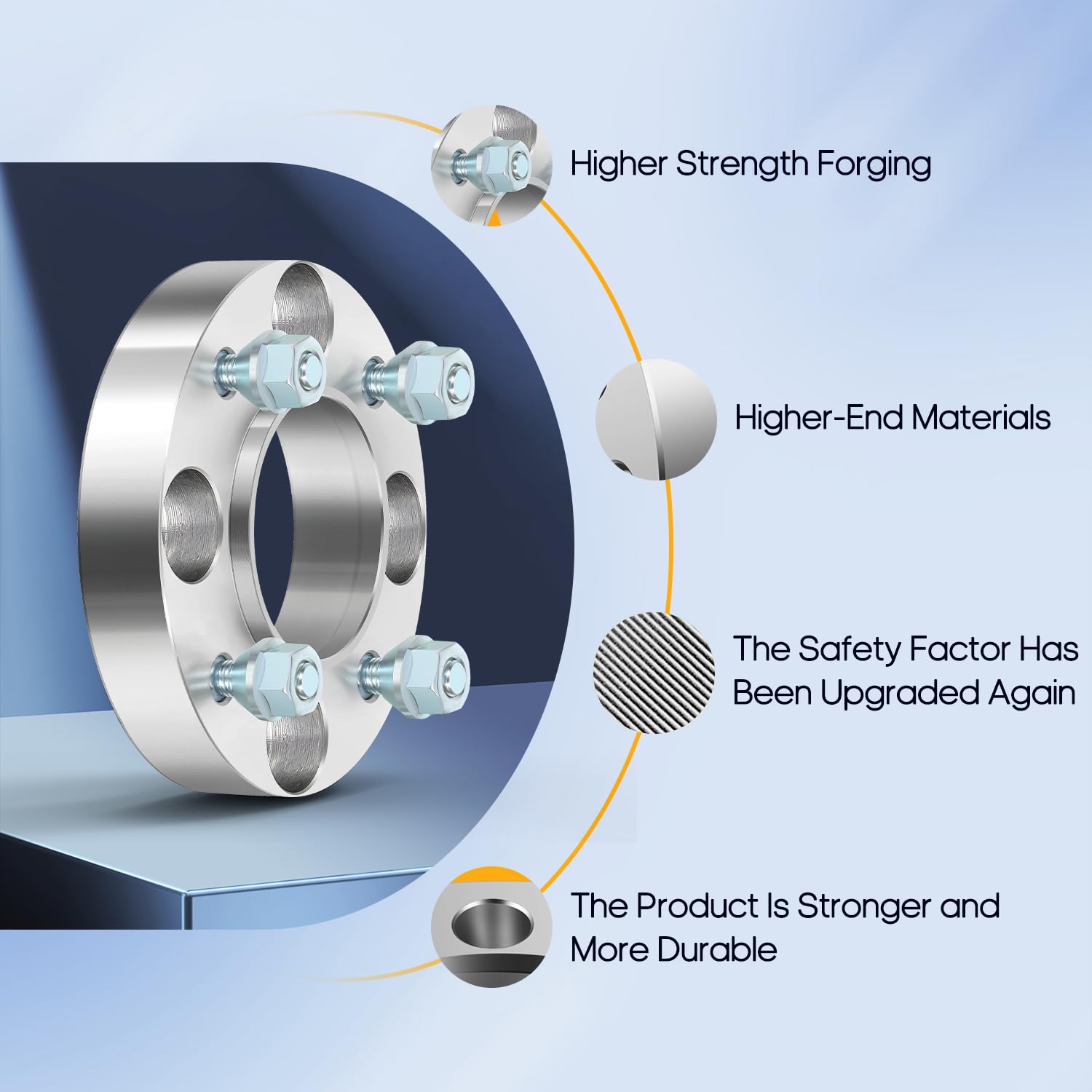Ocpty 5X4.75 Wheel Spacers 2.5 Inch 5X120.65 To 5X120.65 Spacers 12X1.5 Studs Replacement Fit For 1990-1997 For Trans Sport For Sonoma For S10 4Pcs