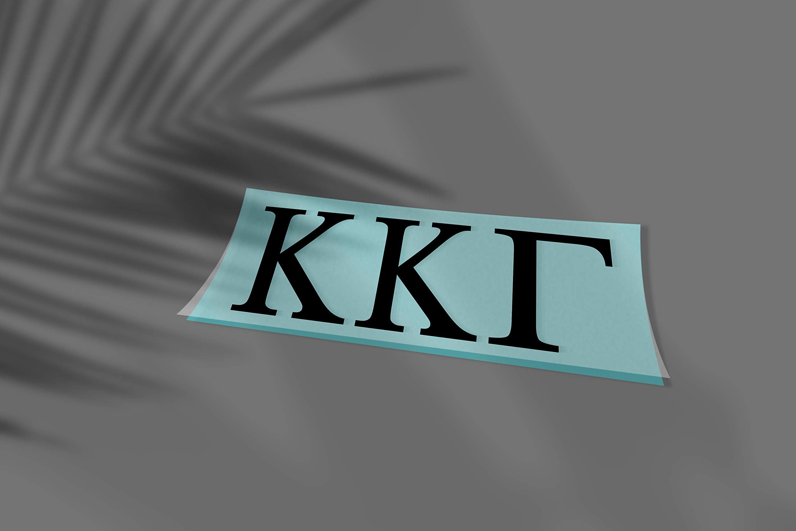 Pro-Graphx Kappa Kappa Gamma Sticker Decal - 2.5" Vinyl, Black, Greek Sorority Design