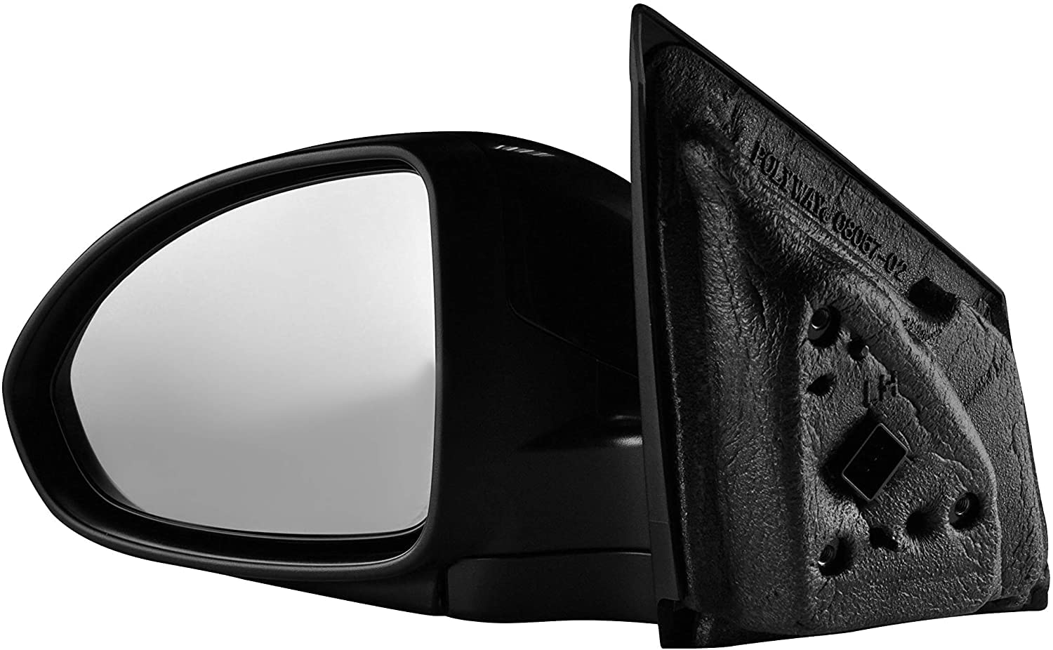 Dependable Direct Driver Side Unpainted Side View Mirror Compatible with 2011-2015 Chevy Cruze, 2016 Chevy Cruze Limited - Power