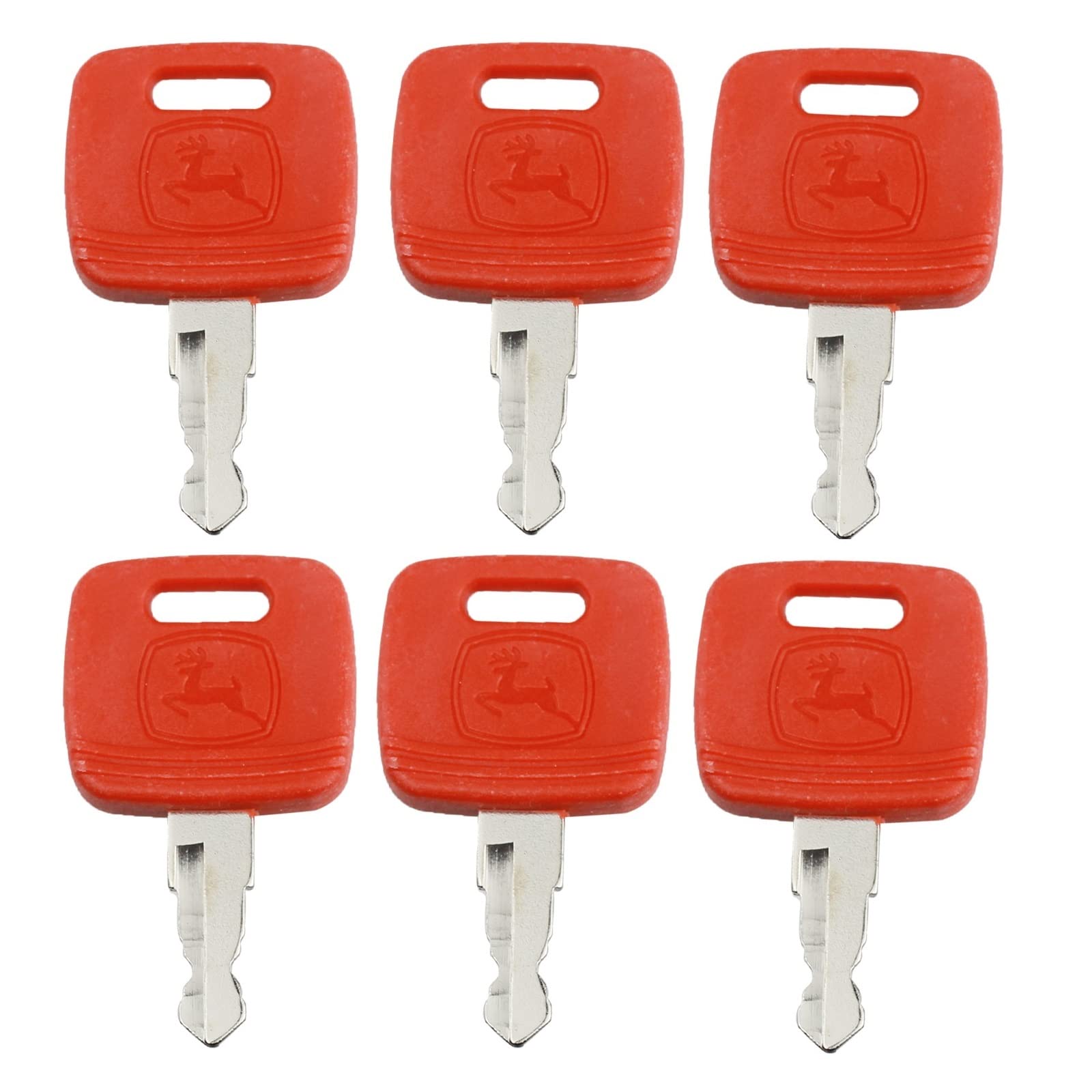 Ignition Key Re183935 Re71557 Key Replacement For J-Ohn Deere Tractor 2038R 5320 3120 3320 3720 4210 4320 4510 4710 5045E 5103 5