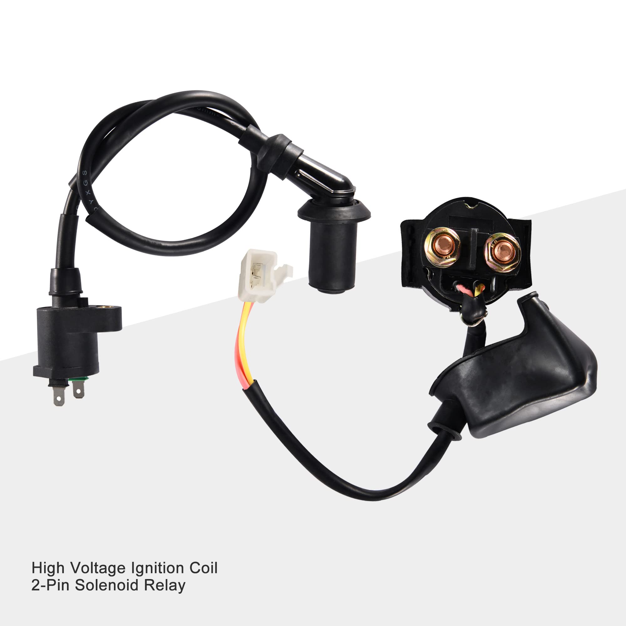 Goofit Ignition Coil Cdi Solenoid Relay Voltage Regulator Kit For Gy6 50Cc 125Cc 150Cc Engine Atv Go Kart Dirt Bike Pit Bike Sco