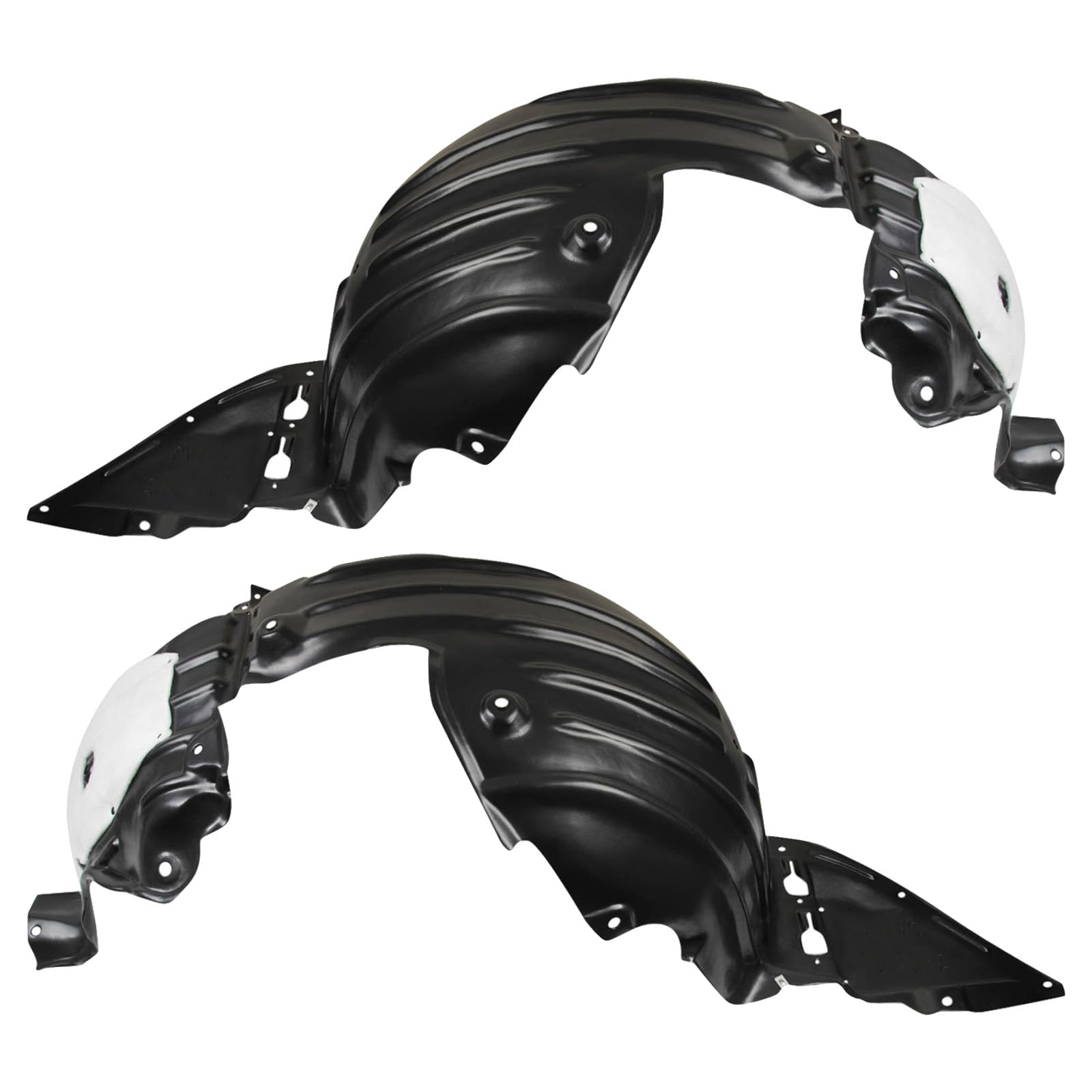 Trq Front Inner Fender Liner Set Compatible With 2018-2021 Mazda 6 Ma1248151 Ma1249151