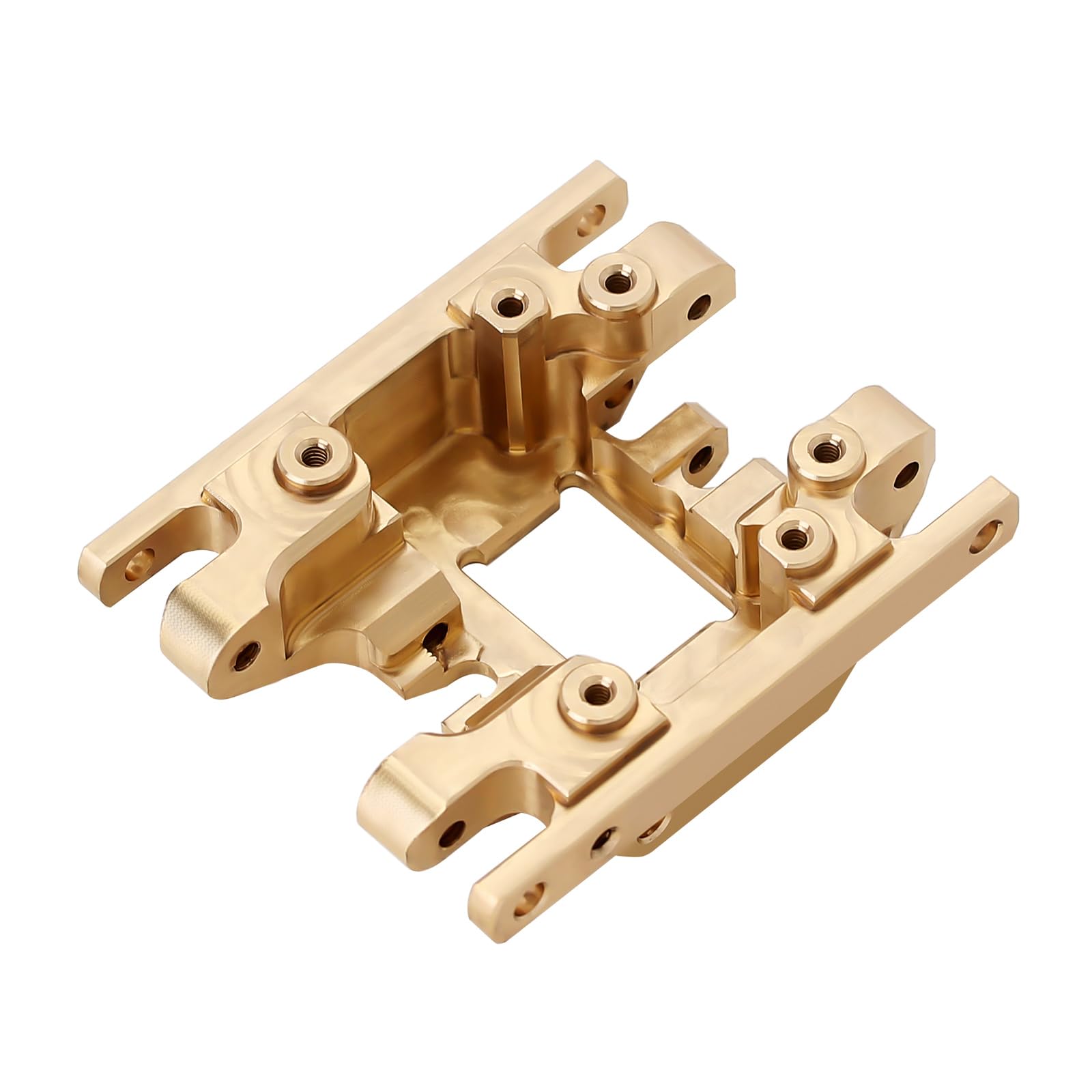 Injora Brass Skid Plate Transmission Mount Cnc Upgrade For Trx4M 1/18 Rc Crawler, 53G