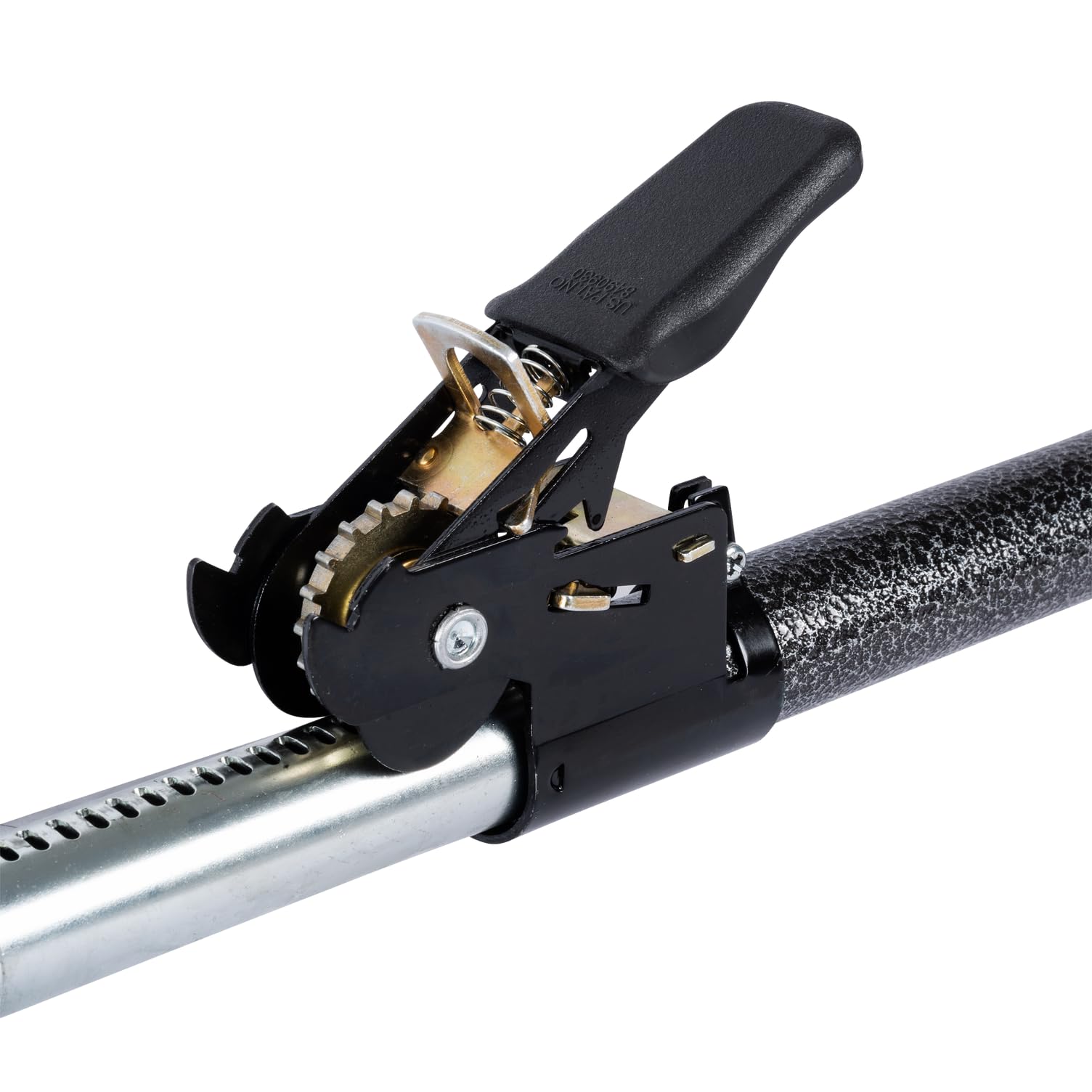Keeper - Ratcheting Cargo Bar - Black/Silver, Adjustable From 40''-70''