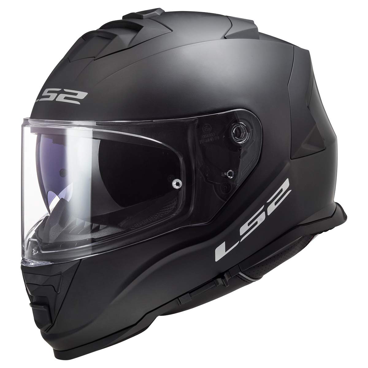 Ls2 Helmets Assault Full Face Motorcycle Helmet W/Sunshield (Matte Black - X-Small)
