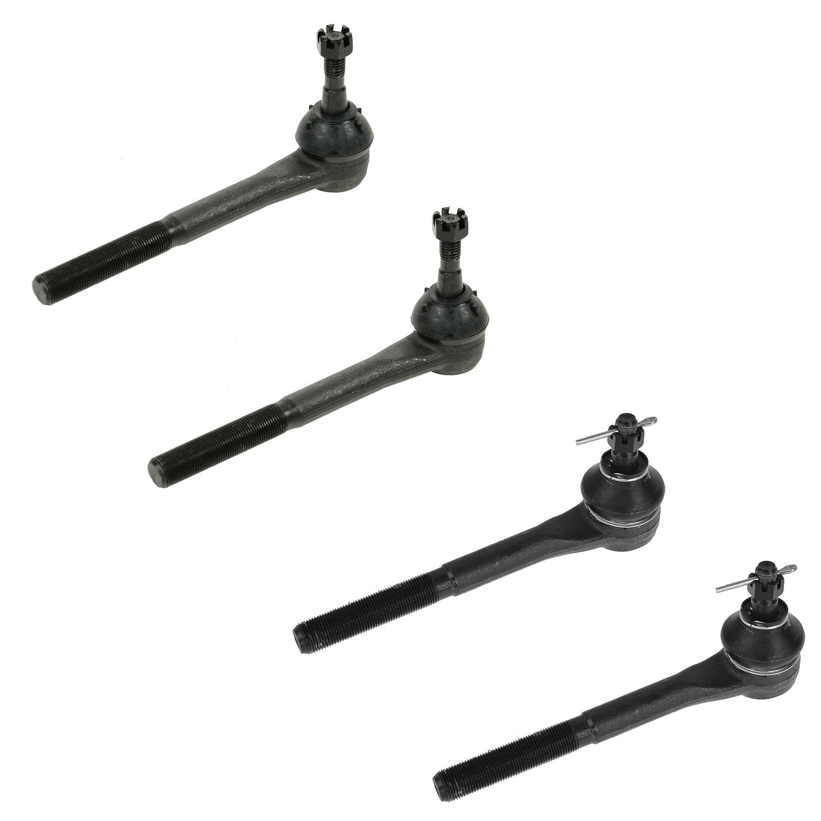 Trq 4 Piece Kit Inner & Outer Lh Rh Tie Rod End Set For Gmc Chevy 4Wd