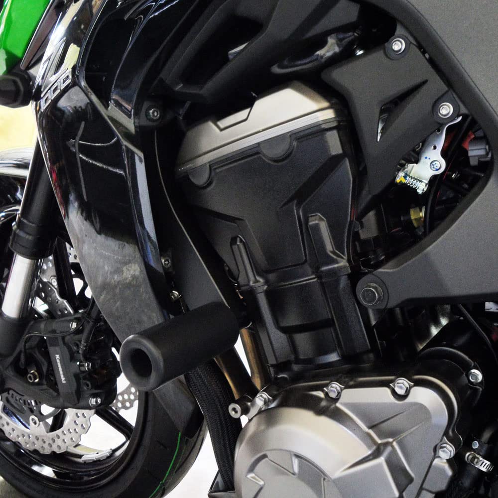 Shogun Usa Made Kawasaki Z1000 Z 1000 2014 2015 2016 Black No Cut Frame Sliders - 750-4839