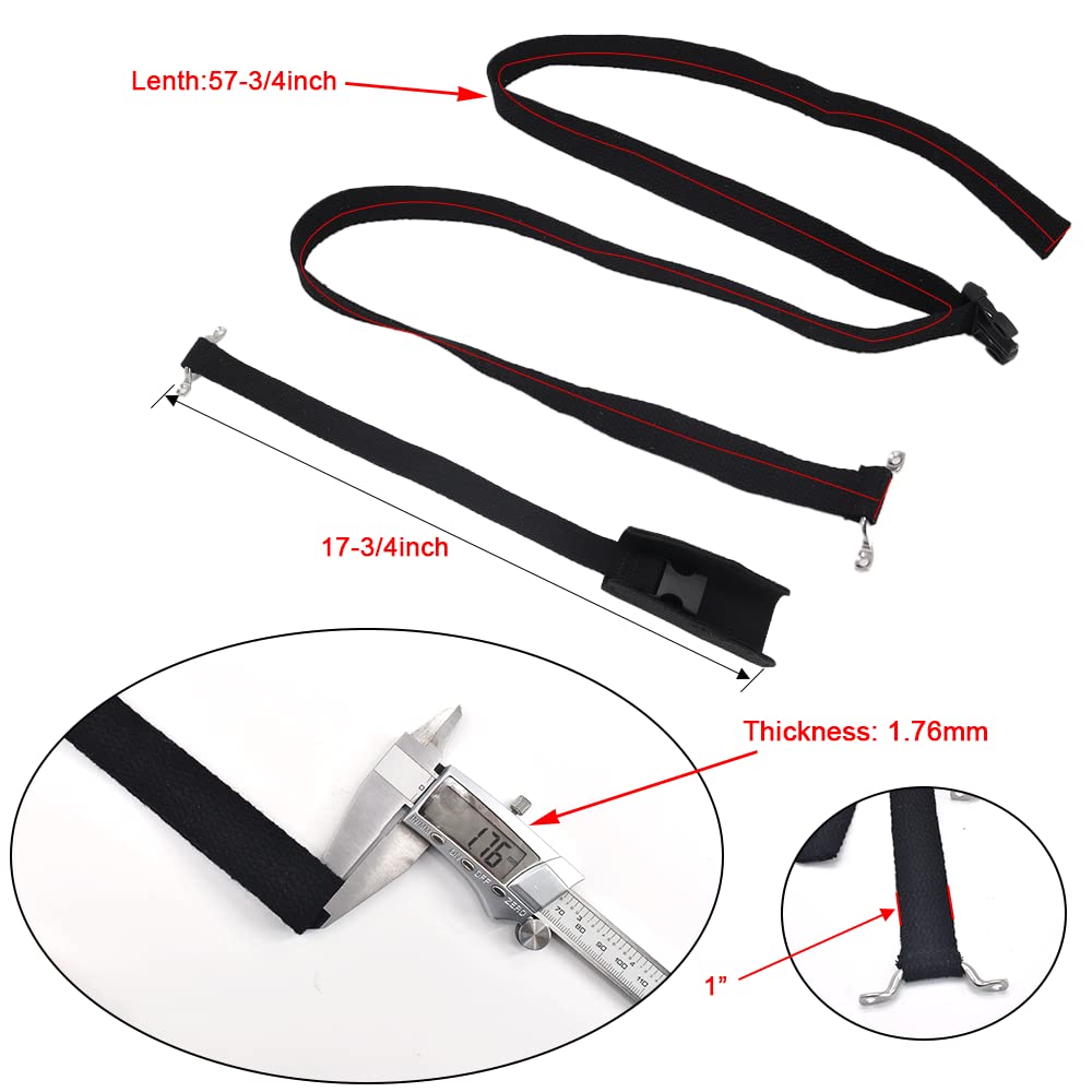 scottchen PRO RV TV Straps 74 Anti-Tip RV Furniture Safety Tie Down Solid Straps for Camper Trailer Traveling - 2pcs