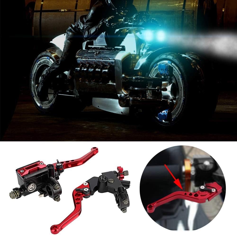 Longzhuo Motorcycle Brake Clutch Lever 1 Pair 7/8'' 22Mm Folding Levers Aluminum Alloy Universal For Honda Kawasaki Suzuki Yamah