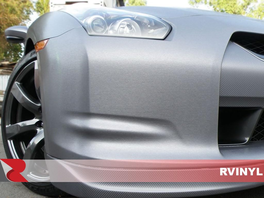 3M 2080 Series Br120 Brushed Aluminum - 5Ft X 2Ft - Dual Cast 3D Grained Finish Vinyl Car Wrapping Film - Vehicle Sheet Roll