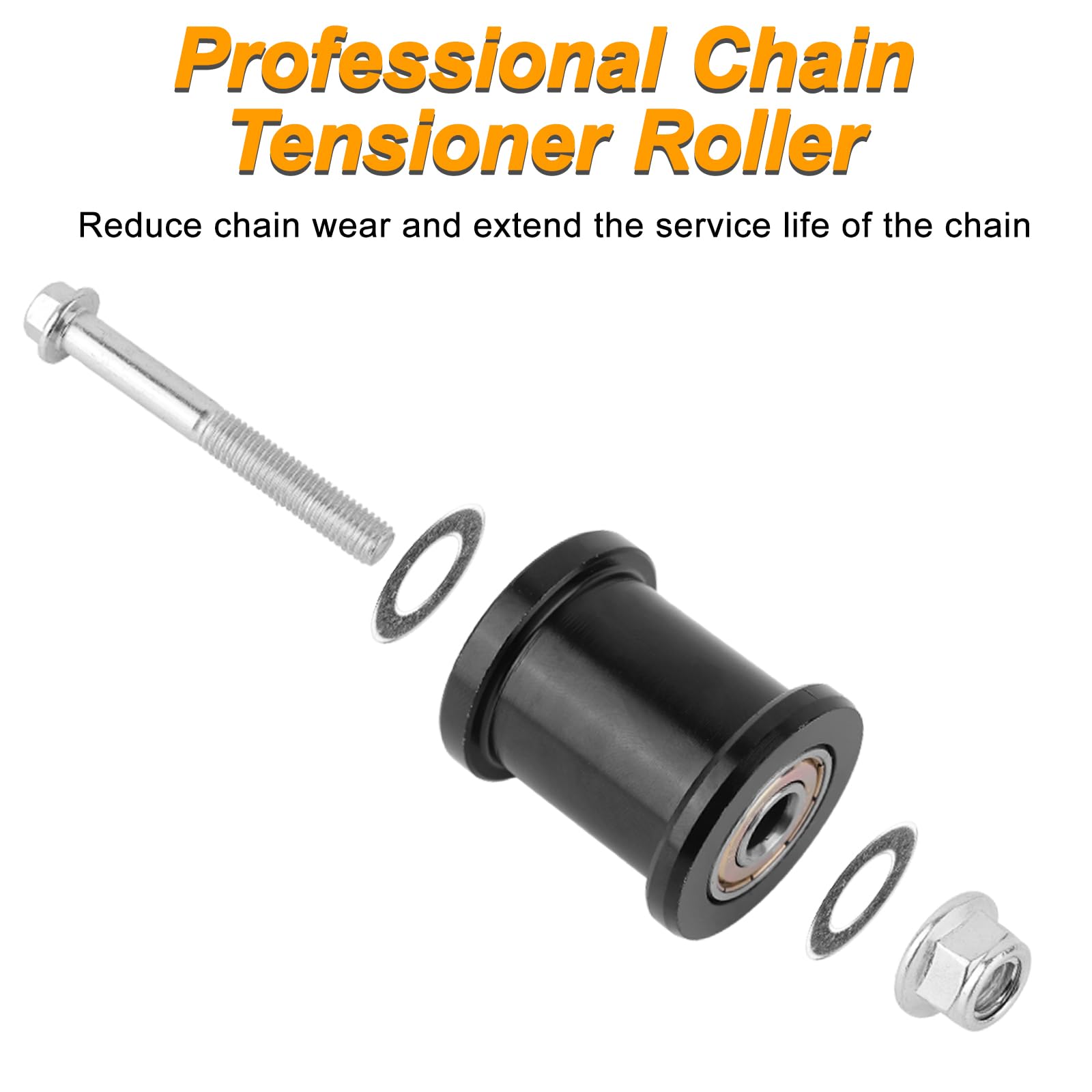 Mini Bike Chain Tensioner Roller for Coleman CT100U CC100X Baja Doodlebug DB30 Motovox Hensim 79cc 97cc 98cc 100cc 2.5 2.8 3.0hp