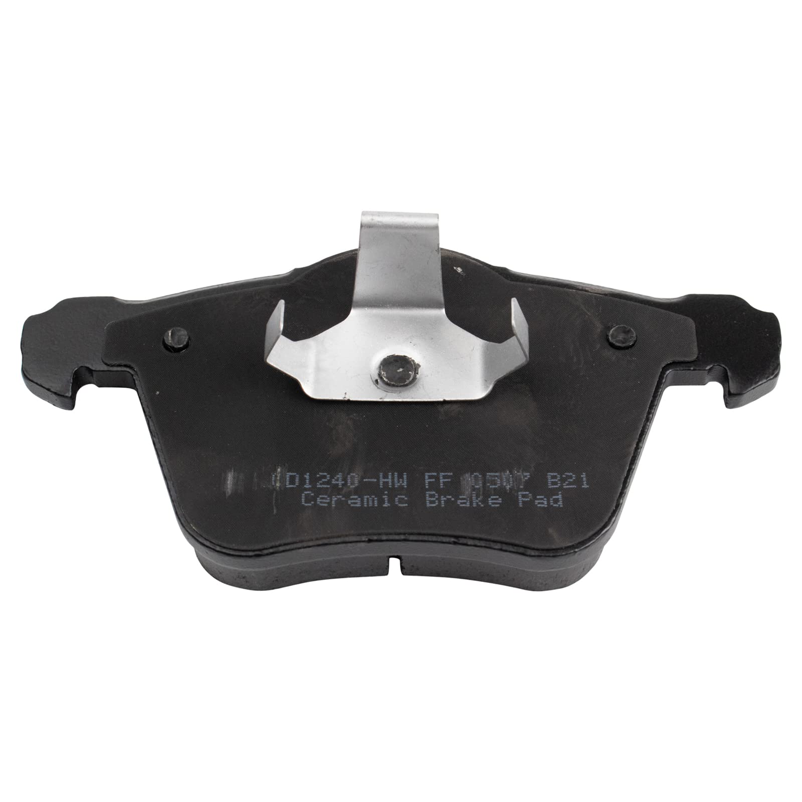 TRQ Front Brake Pads Ceramic Compatible with 2006-2008 Jaguar S-Type 2005-2009 Super V8 2009-2015 XF 2010-2019 XJ XJR 2010-2015
