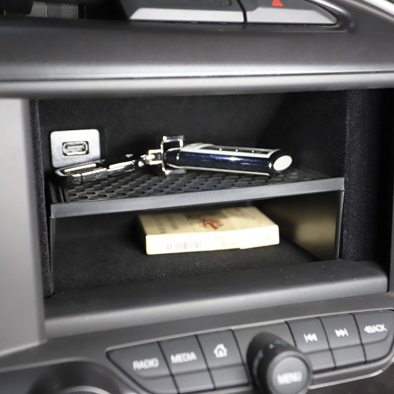 Dashboard Display Storage Bin Tray Holder Compatible For C7 Corvette Stingray Chevrolet 2014-2019 /Z06/Grand Sport 2014+