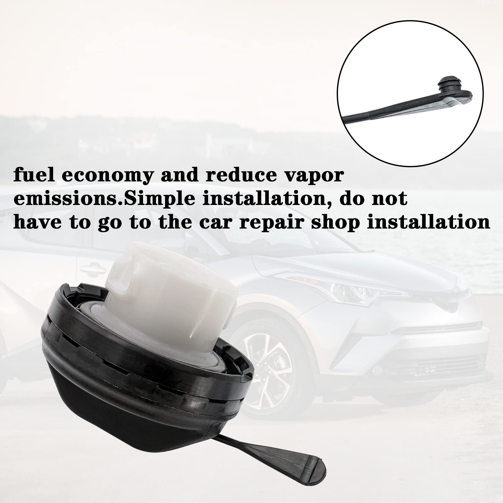 Replace Gas Cap And Fuel Cap 77300-33070 7730033070 Compatible With Toyota-4Runner, Avalon, Camry, Corolla, Highlander, Matrix, Sequoia, Sienna, Solara, Tacoma, Tundra, Gx470, Es300, Etc.