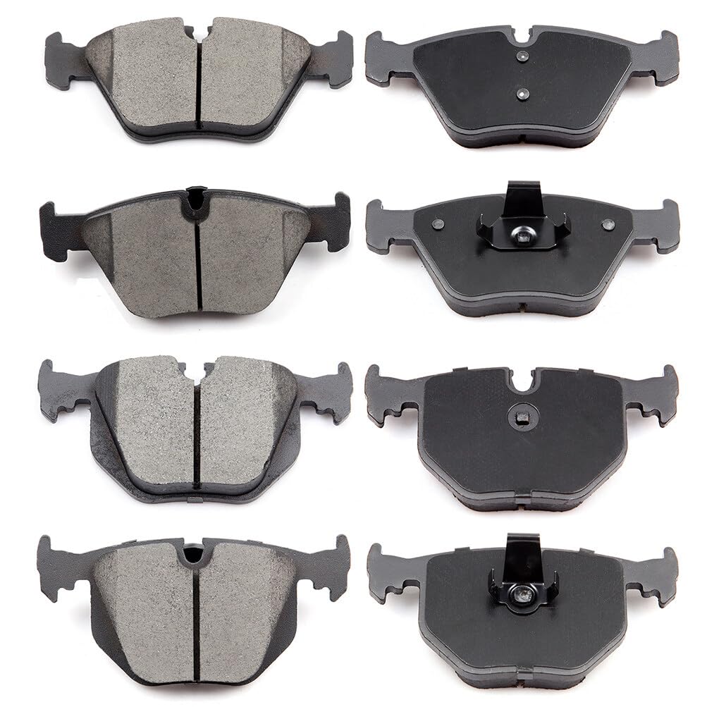 ECCPP D946-7592 D683-7427 Front & Rear Ceramic Brake Pads Fit For BMW 330Ci 2001-2006,For 330i 2001-2005,For 330xi 2001-2005,For