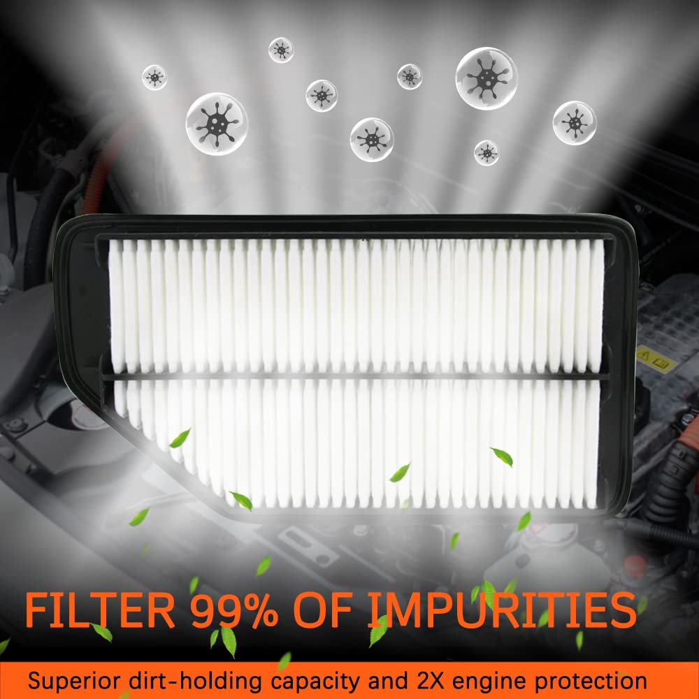 Engine Air Filter Compatible With Honda Odyssey 2011-2017, V6 3.5L,Replace# Ca11042