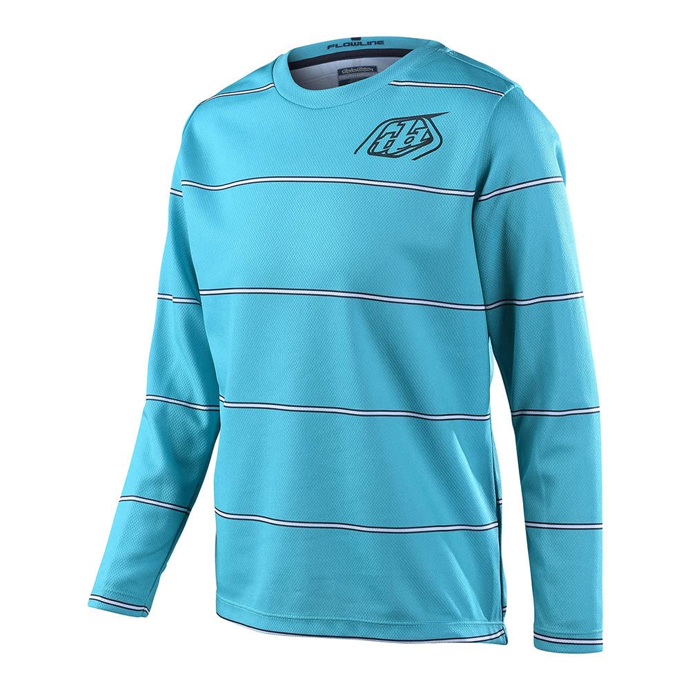 Troy Lee Designs Cycling MTB Bicycle Mountain Bike Jersey Shirt for Youth, FLOWLINE LS Jersey (Ivy, XS)