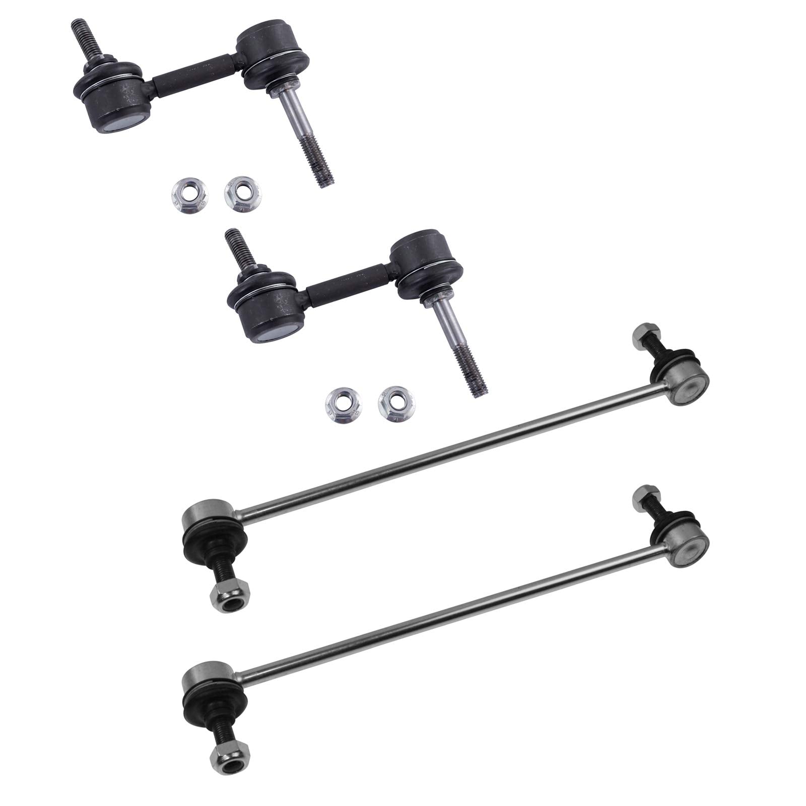Trq Front & Rear Sway Bar Stabilizer Link Set Compatible With 2009-2012 Ford Escape 2009-2011 Mazda Tribute Mercury Mariner